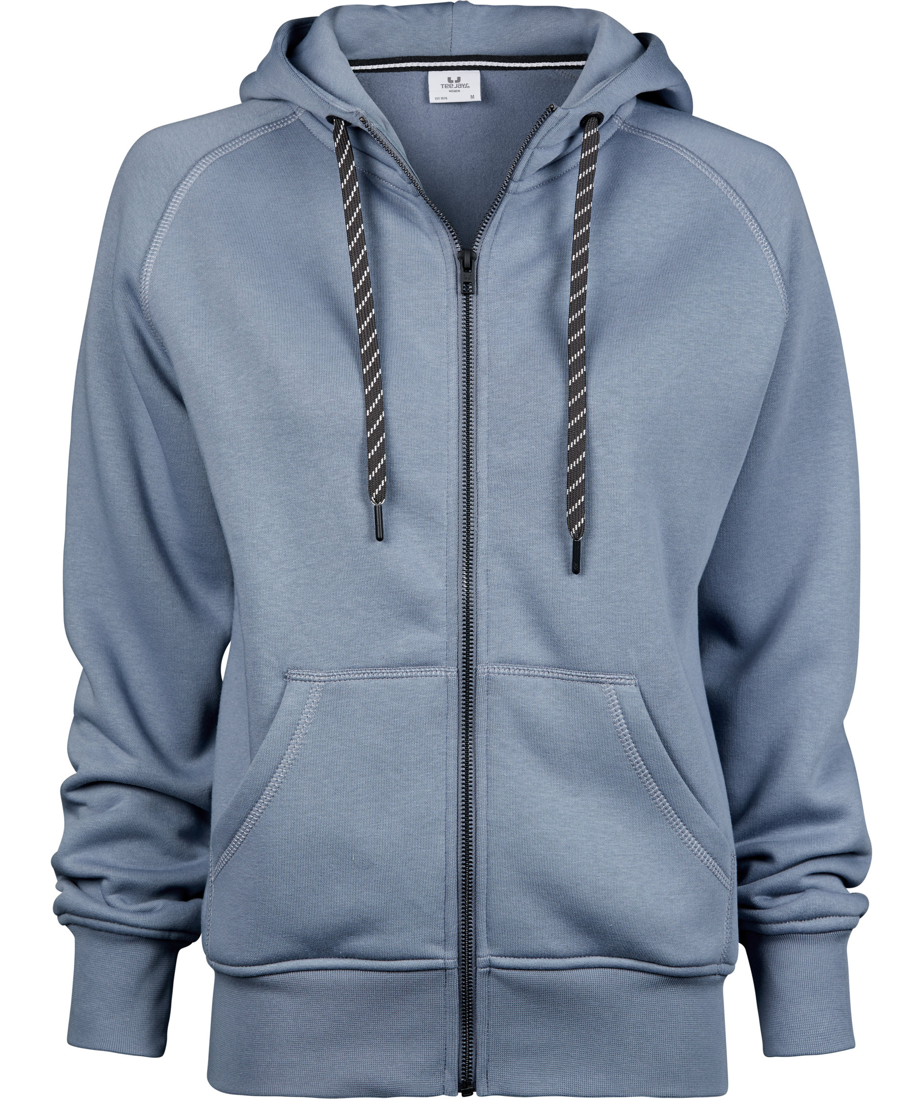 Tee Jays Fashion full zip hoodie dam, Flint Gr&aring;