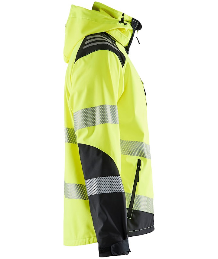 Bl&aring;kl&auml;der softshelljakke, Hi-vis Gul/Svart, large image number 3