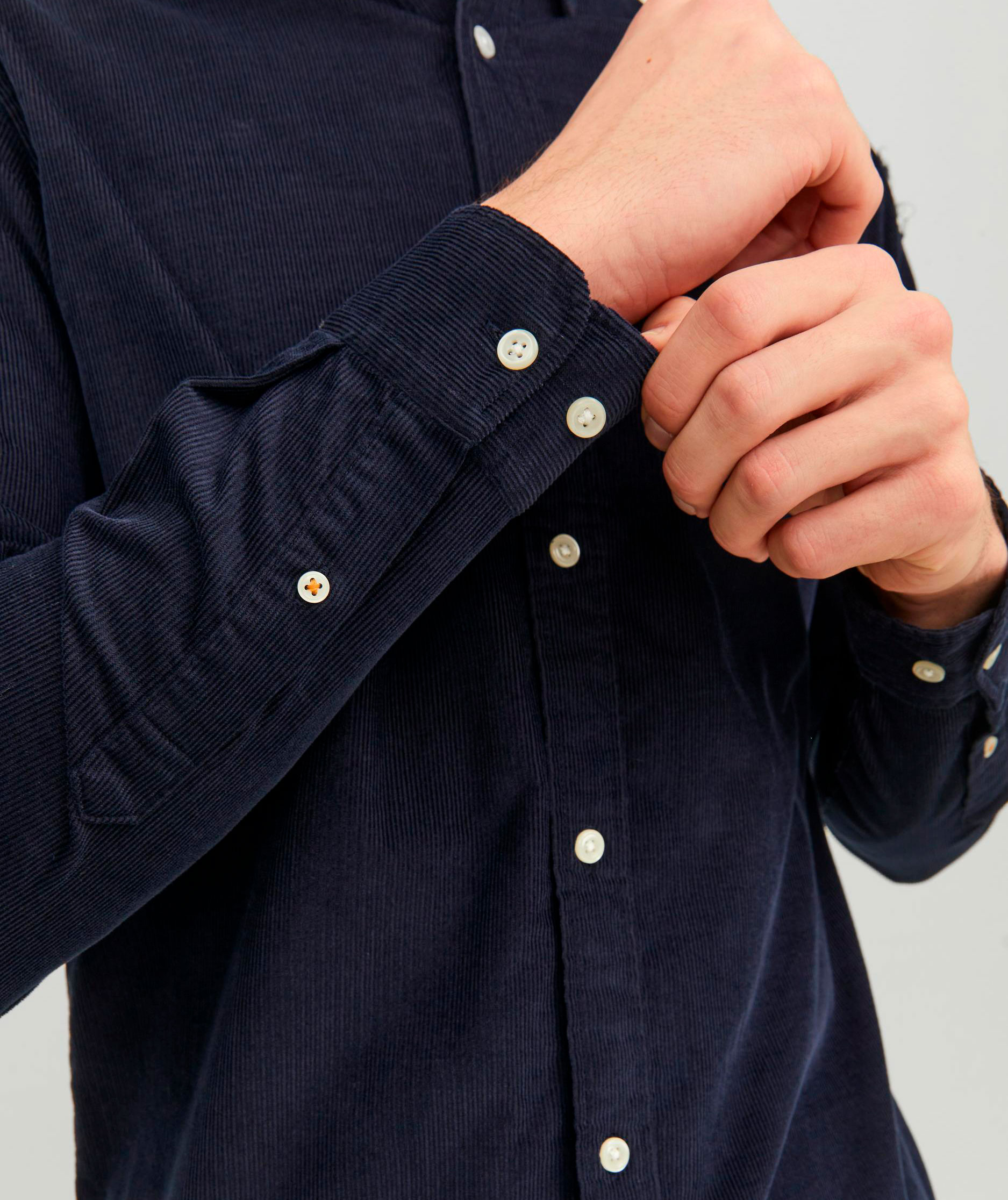 Jack & Jones JJECLASSIC CORD Hemd, Navy Blazer, large image number 3
