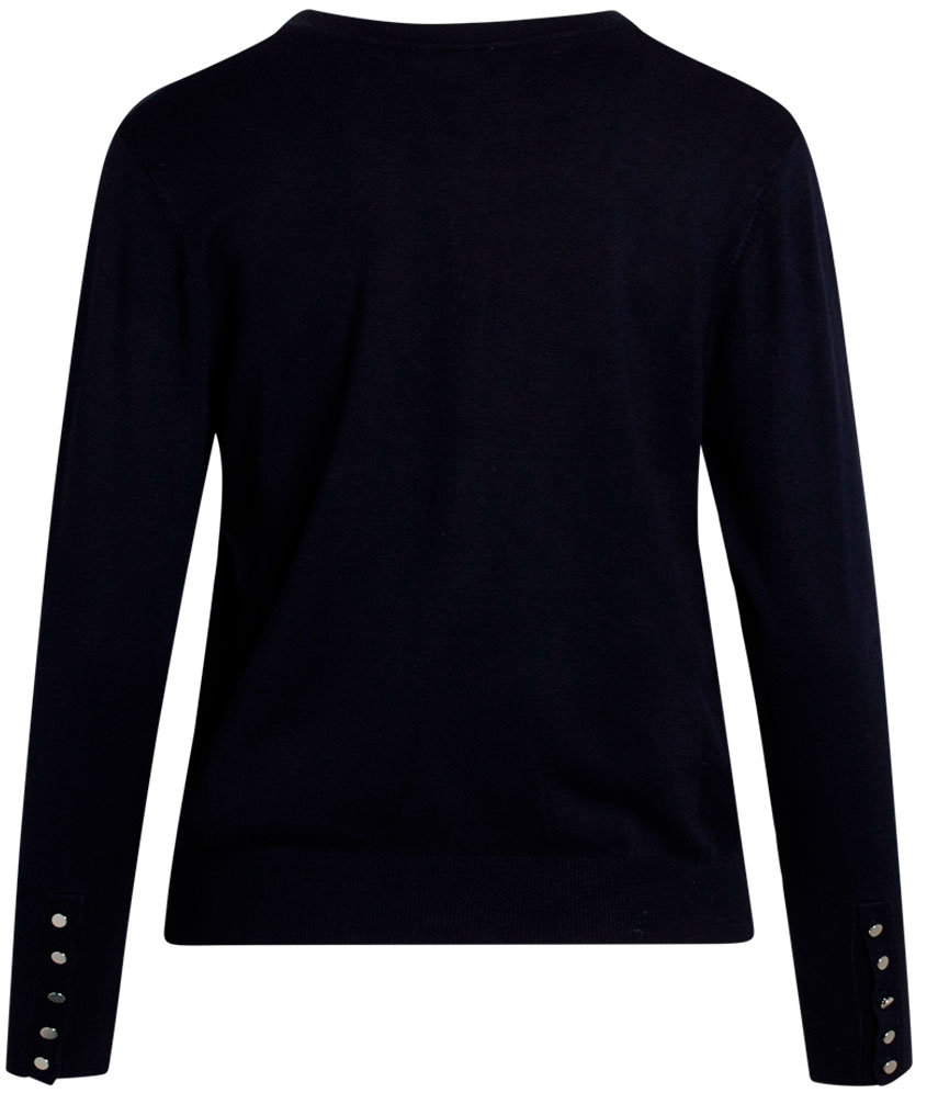 Claire Woman Camilla stickad cardigan dam, Dark navy