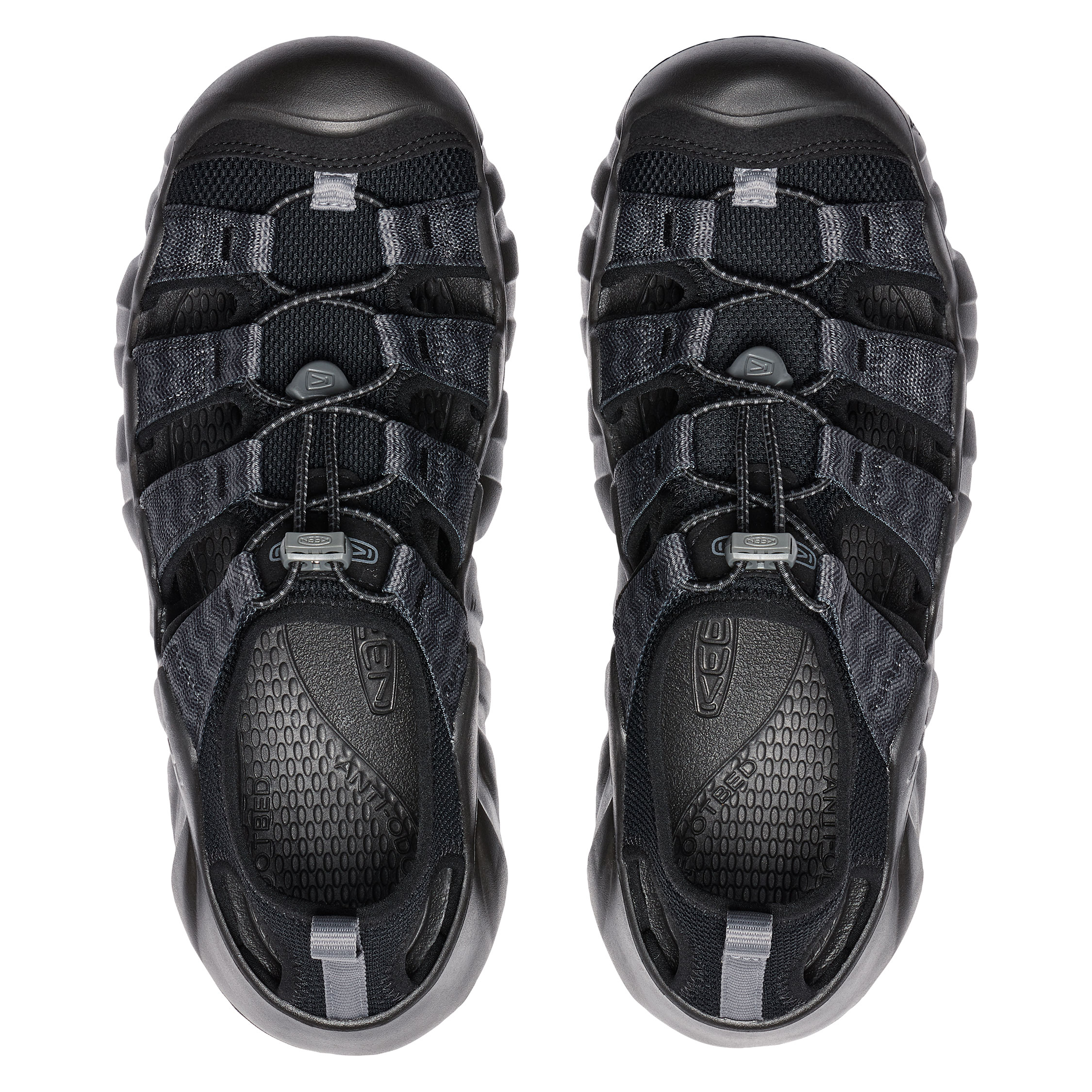 Keen Hyperport H2 sandals, Black/Steel Grey, large image number 4