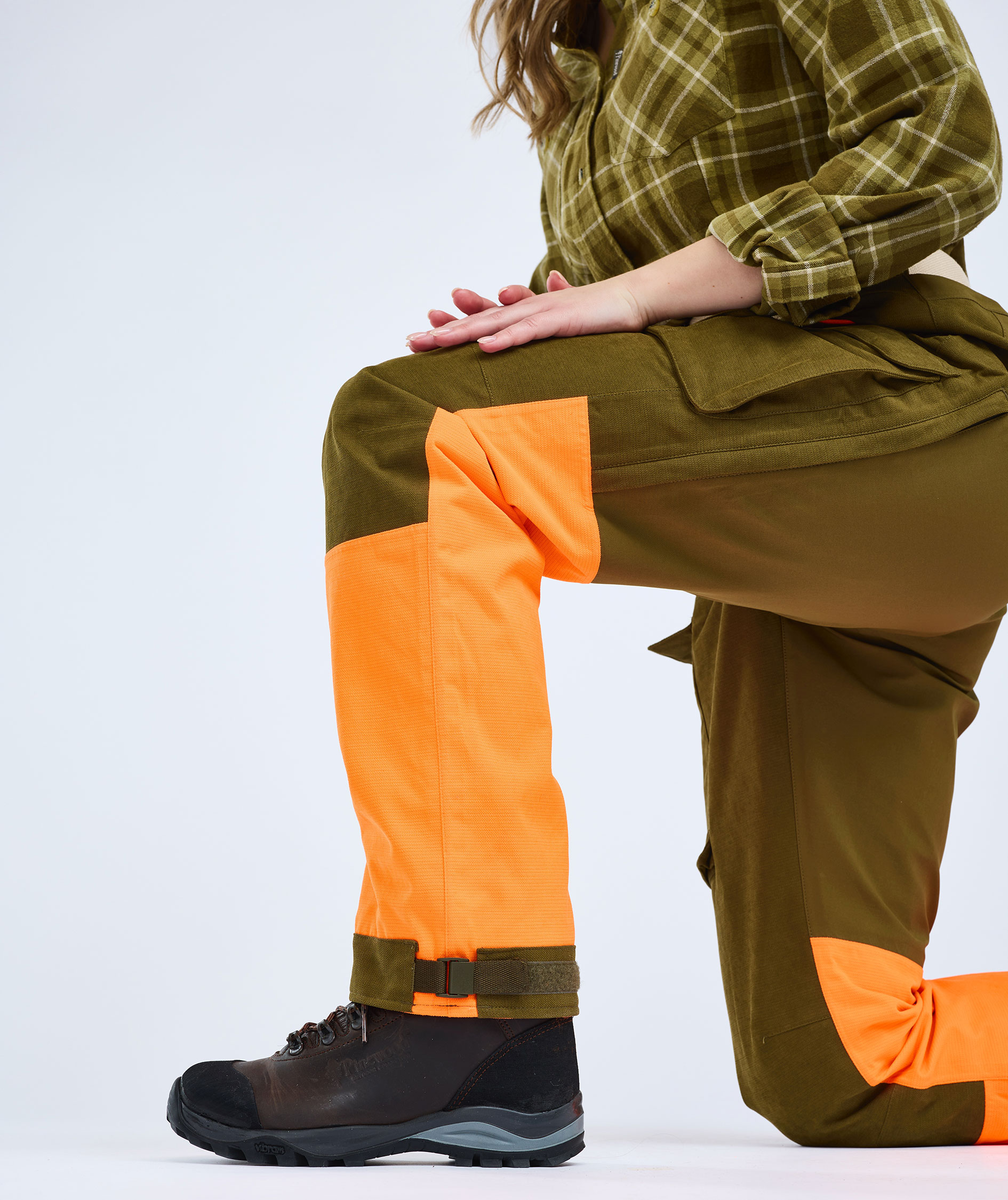 Pinewood Expert 2L Hunting damebukser, Olive Green/Orange, large image number 6