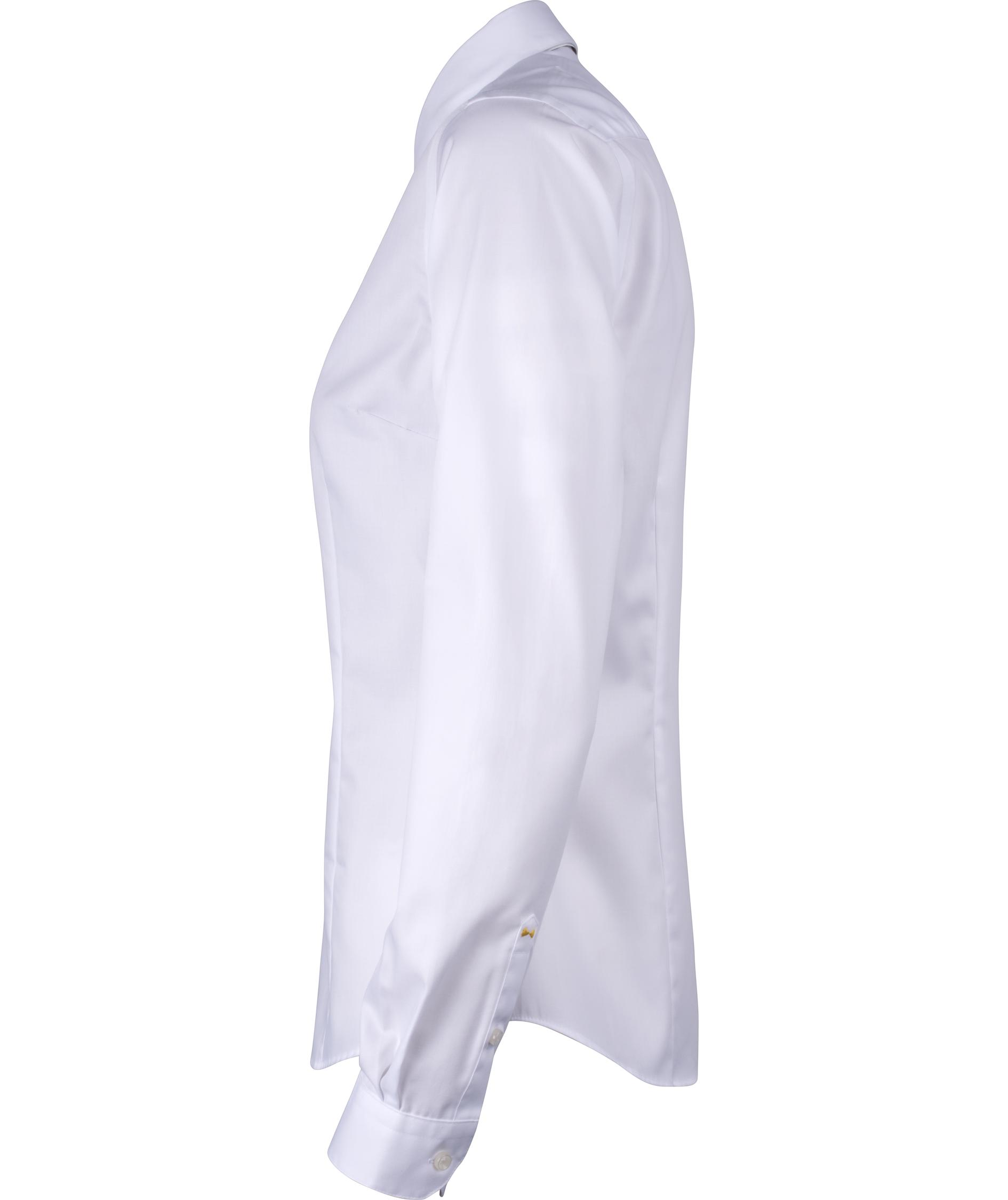 J. Harvest & Frost Twill Yellow Bow 50 lady fit skjorta, Vit, large image number 2