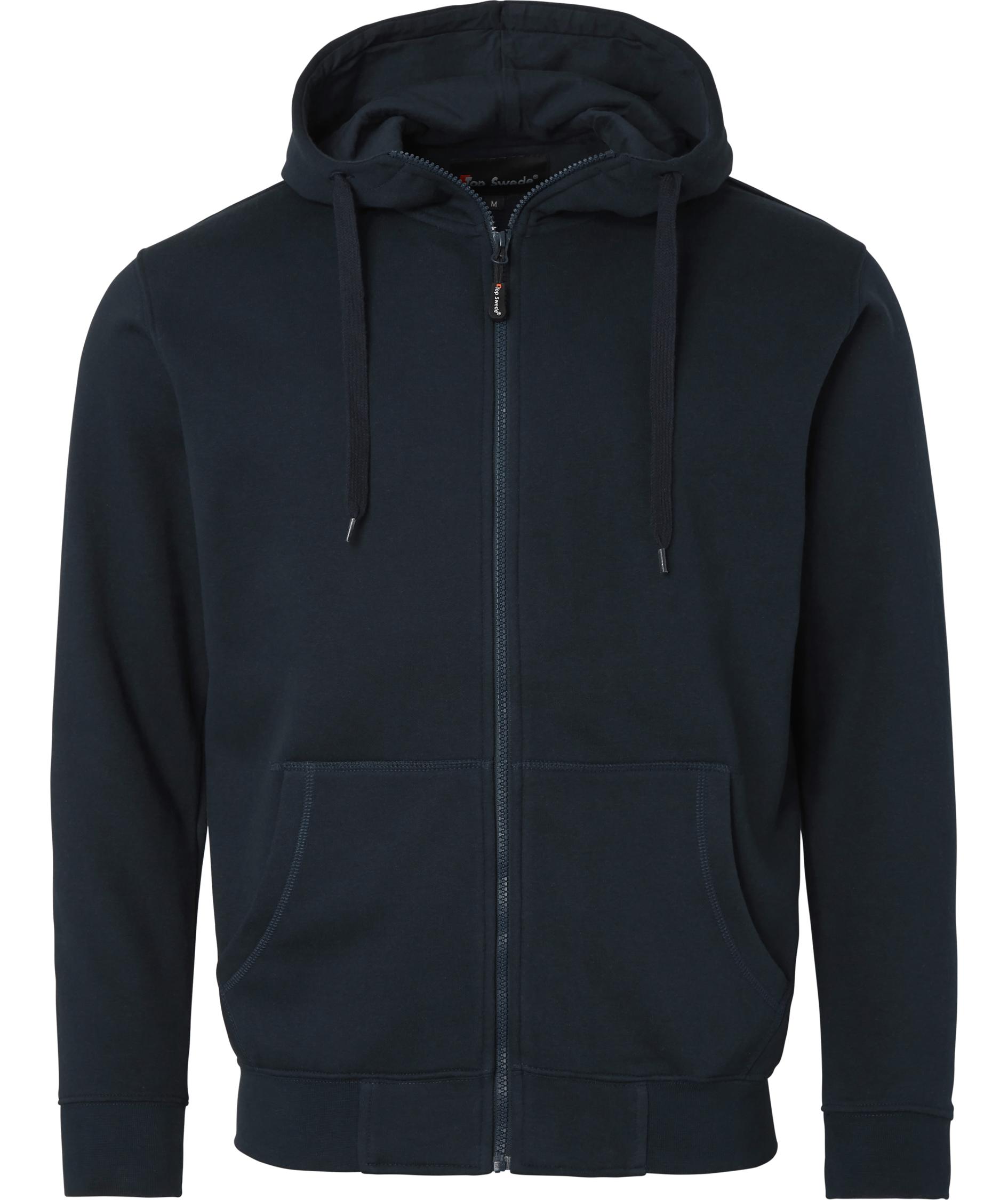 Top Swede h&aelig;ttetr&oslash;je med lynl&aring;s 185, Navy