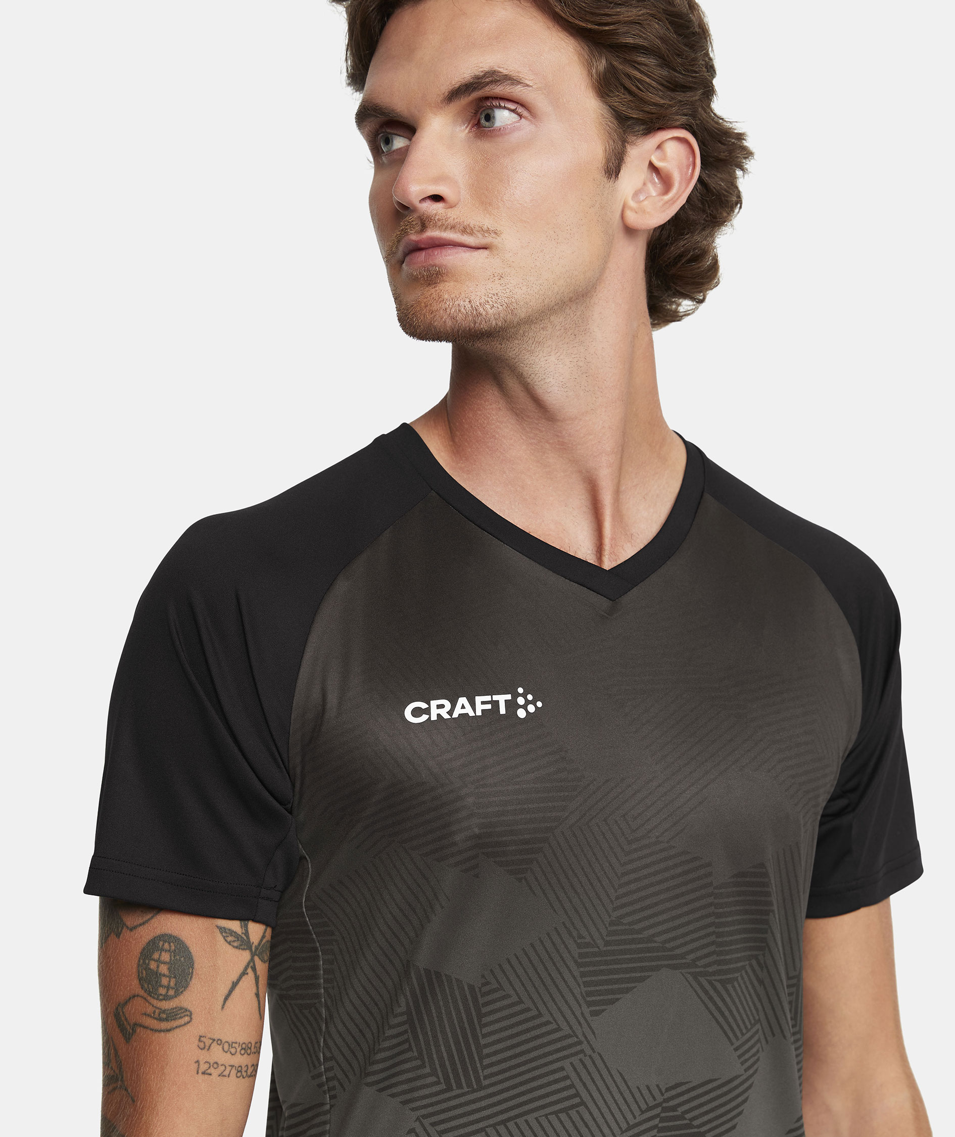 Craft Premier Fade Jersey T-Shirt, Black, large image number 3