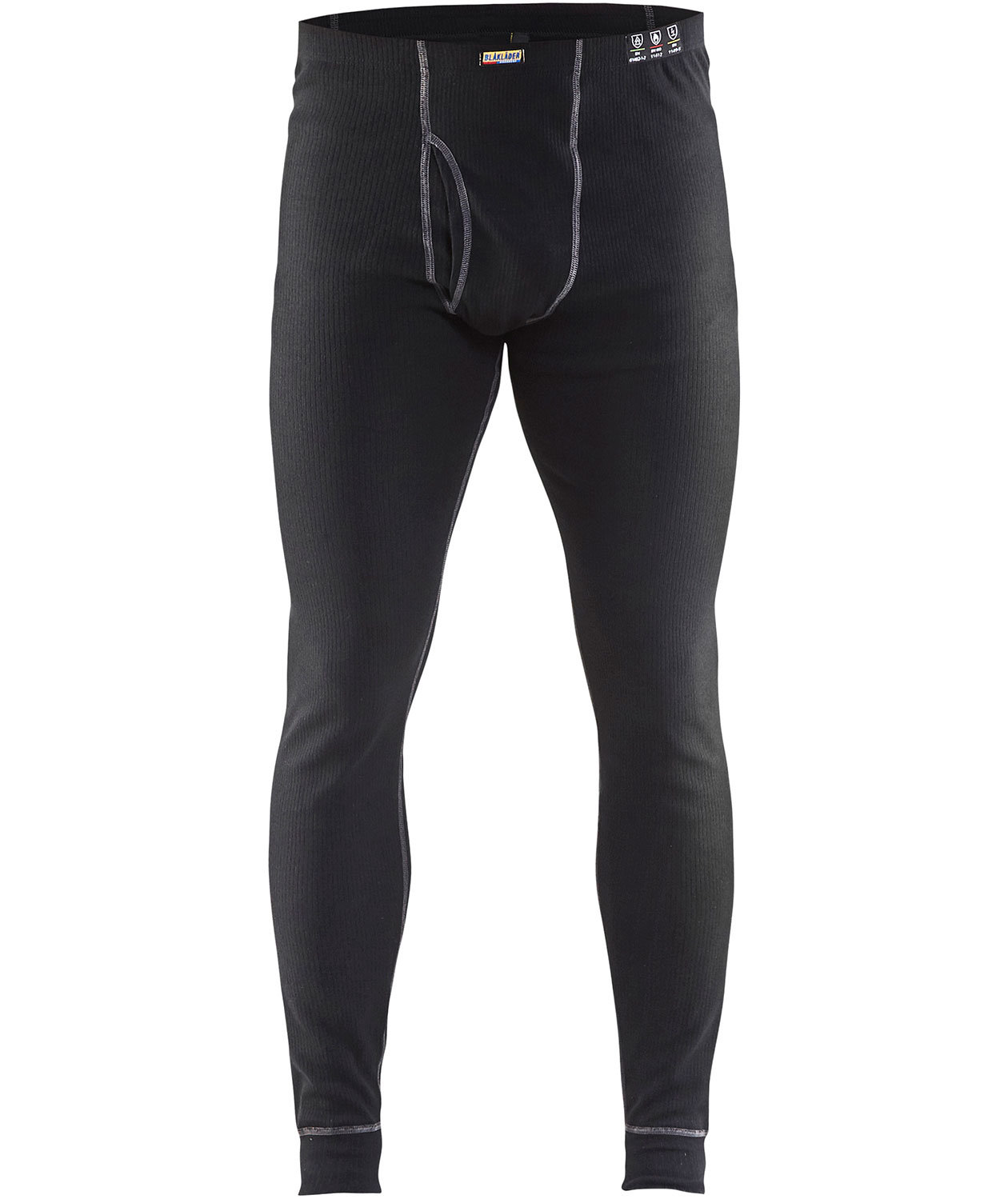 Bl&aring;kl&auml;der Anti-Flame l&aring;ngkalsonger, Svart