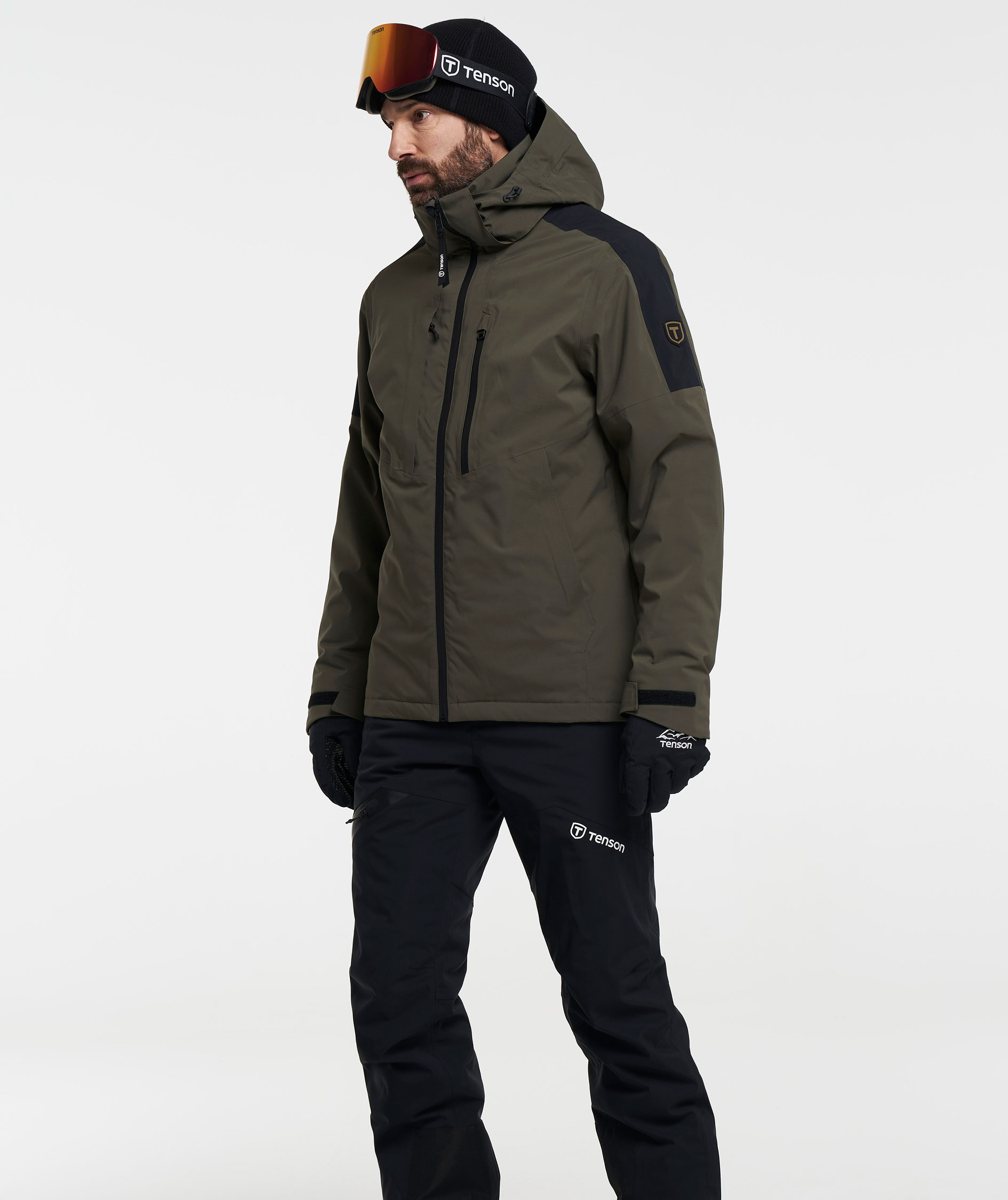 Tenson Core ski jacket, Olive Green