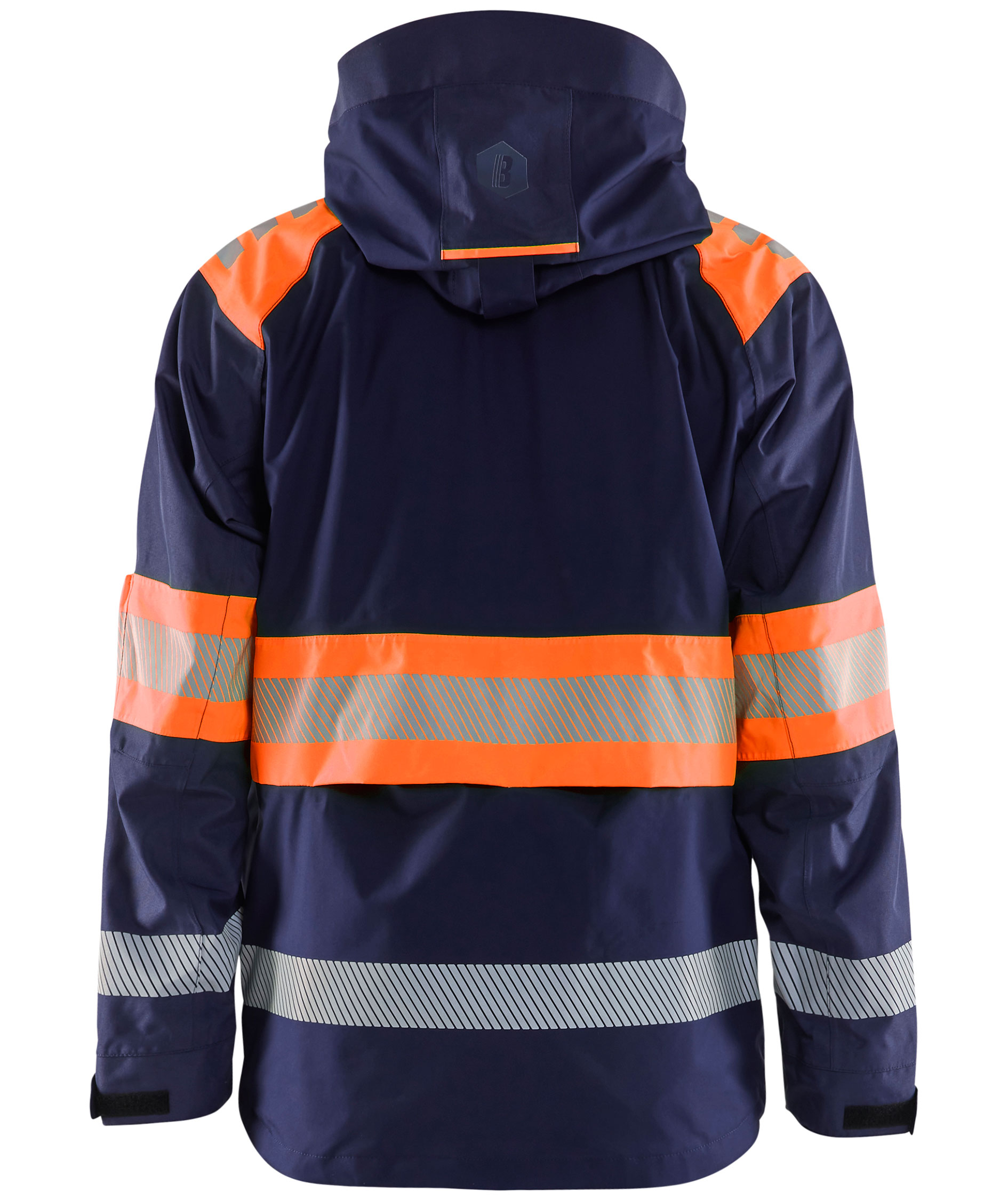 Bl&aring;kl&auml;der skalljakke, Marine/Hi-Vis Oransje, large image number 1