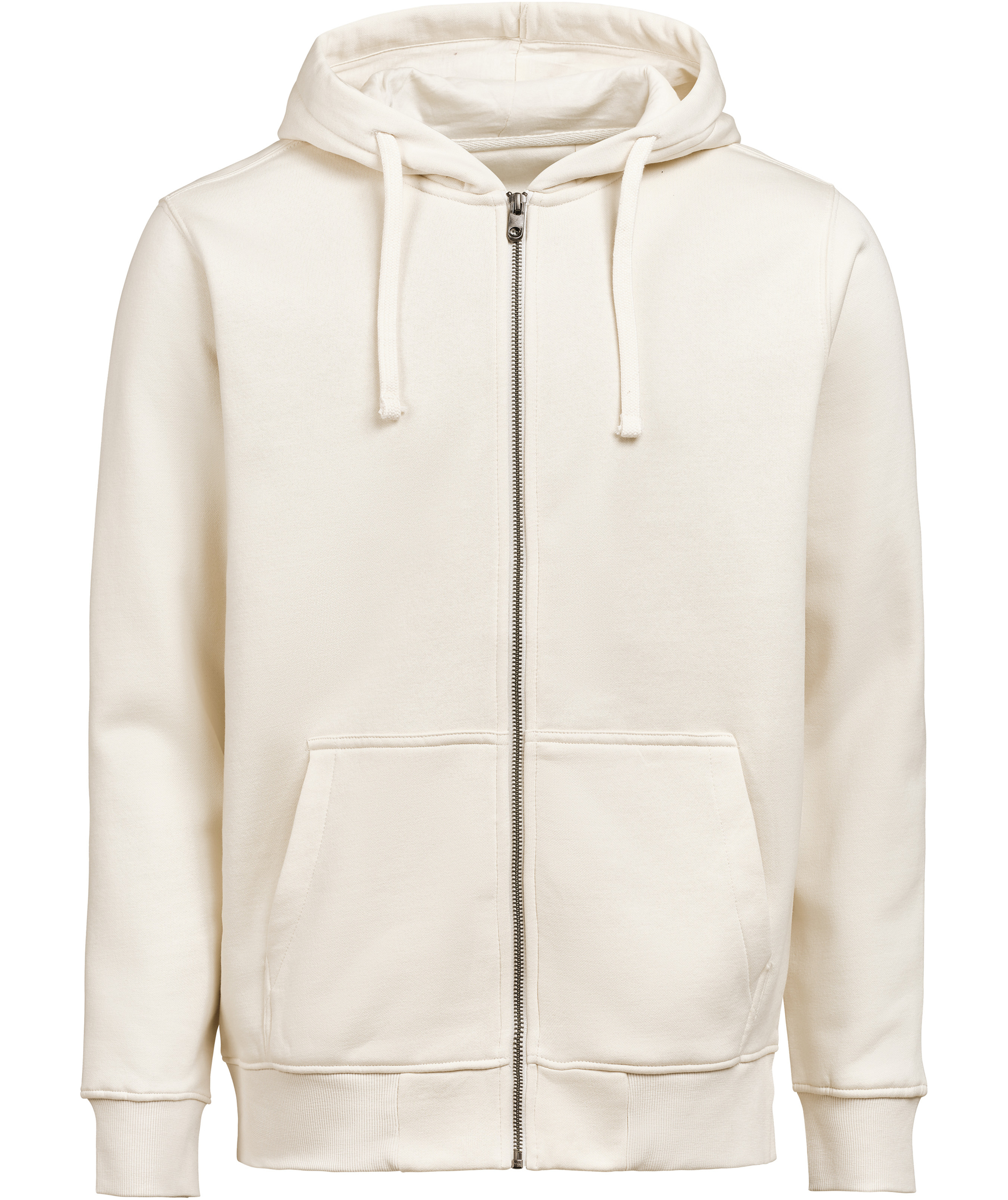 UM Regular fit hoodie med dragkedja, Birch