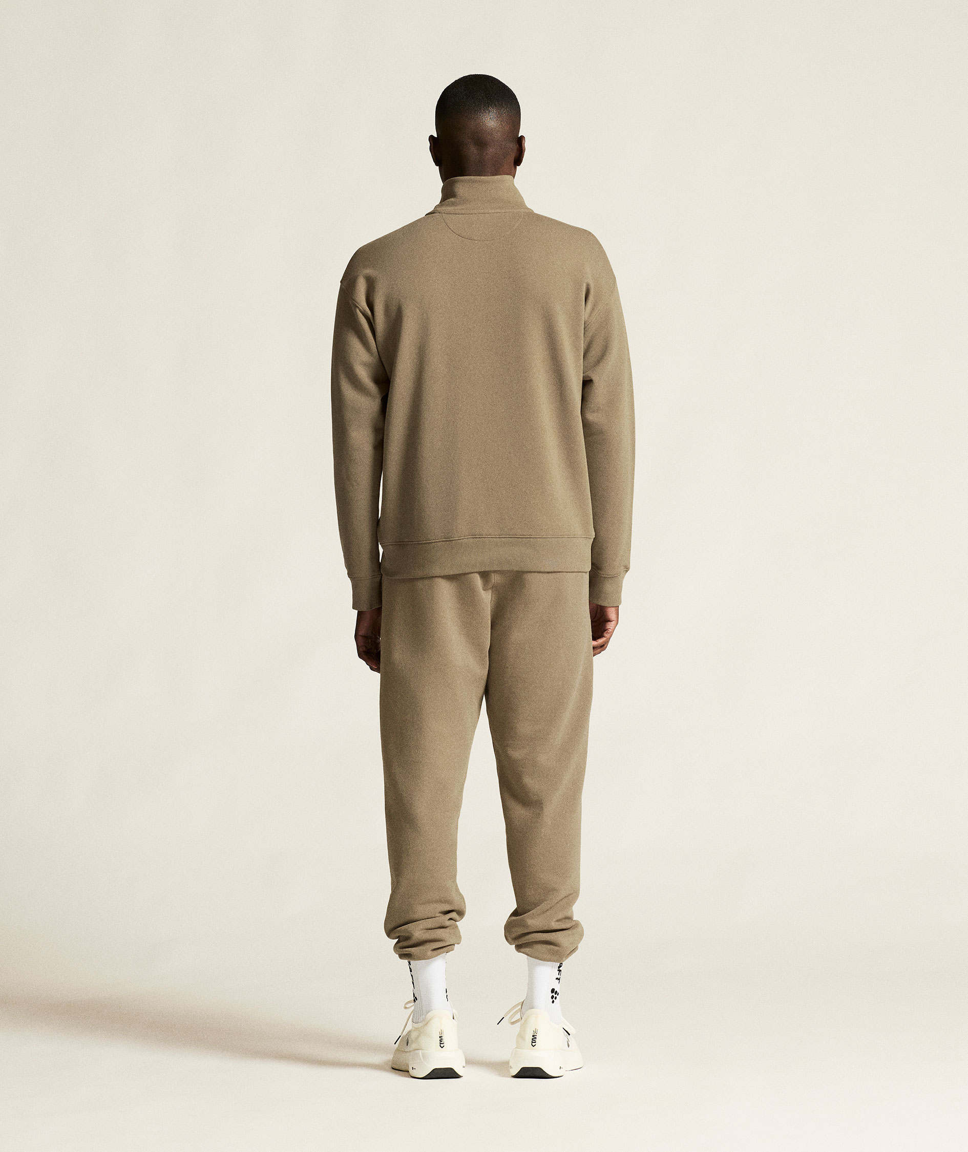 Craft Frequent half zip, Taupe, large image number 8