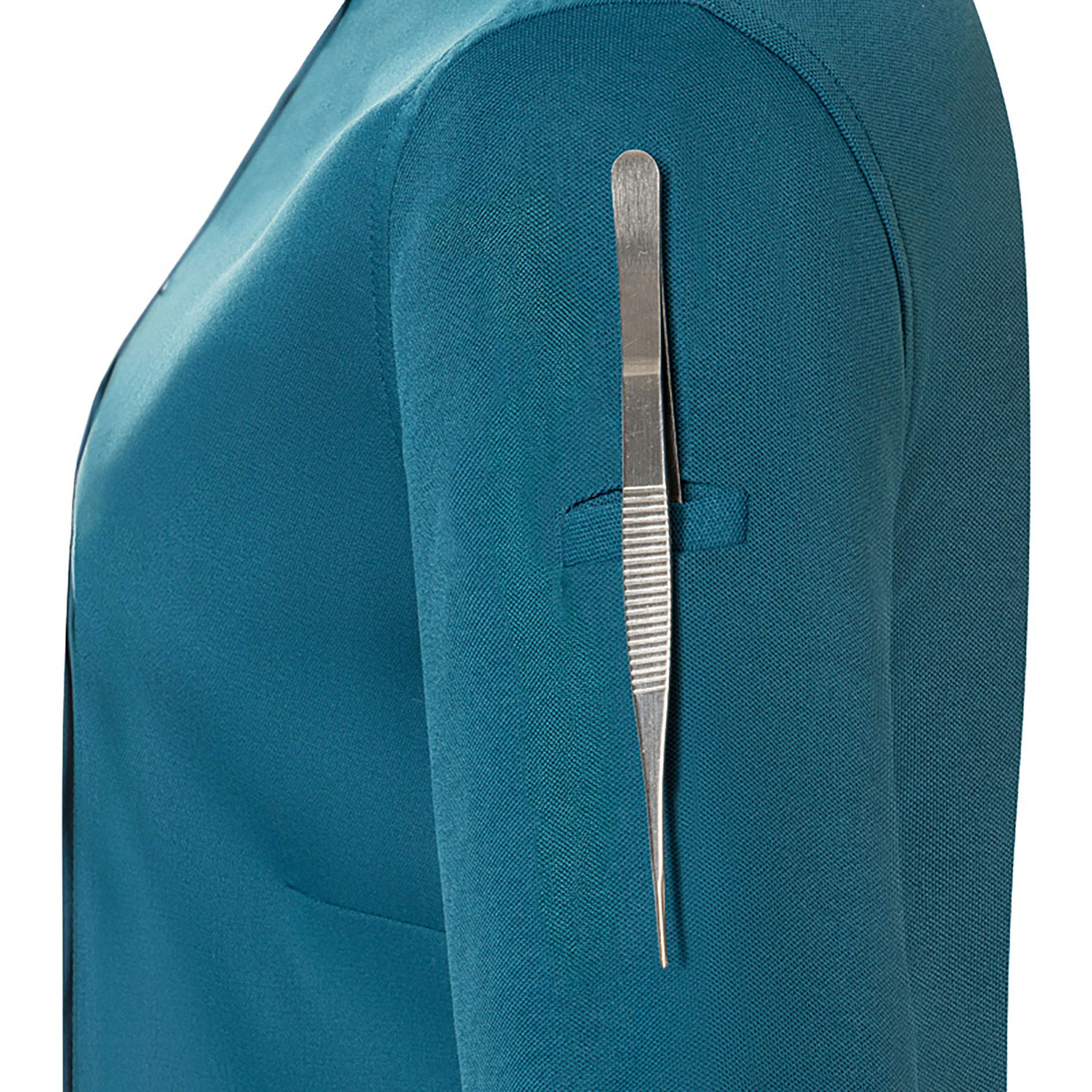 Karlowsky DIAMOND CUT&reg; Avantgarde kort&aelig;rmet dame kokkejakke, Dark Petrol, large image number 5