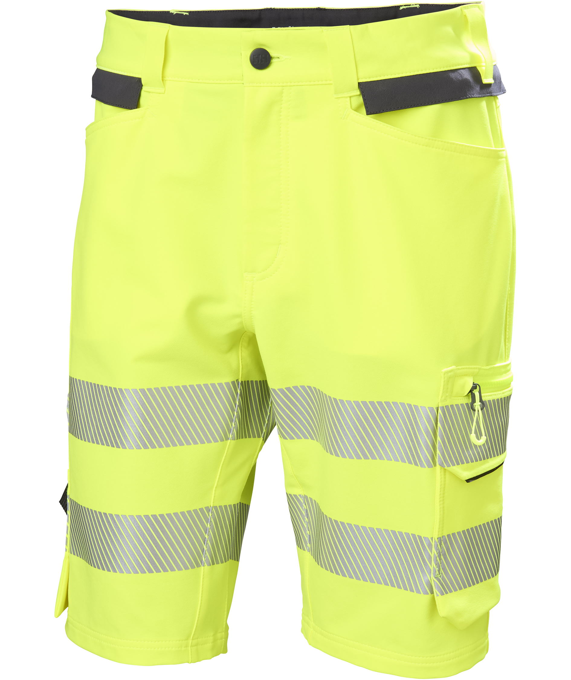 Helly Hansen ICU Connect&trade; arbeidsshorts full stretch, Hi-vis Gul/Ebony