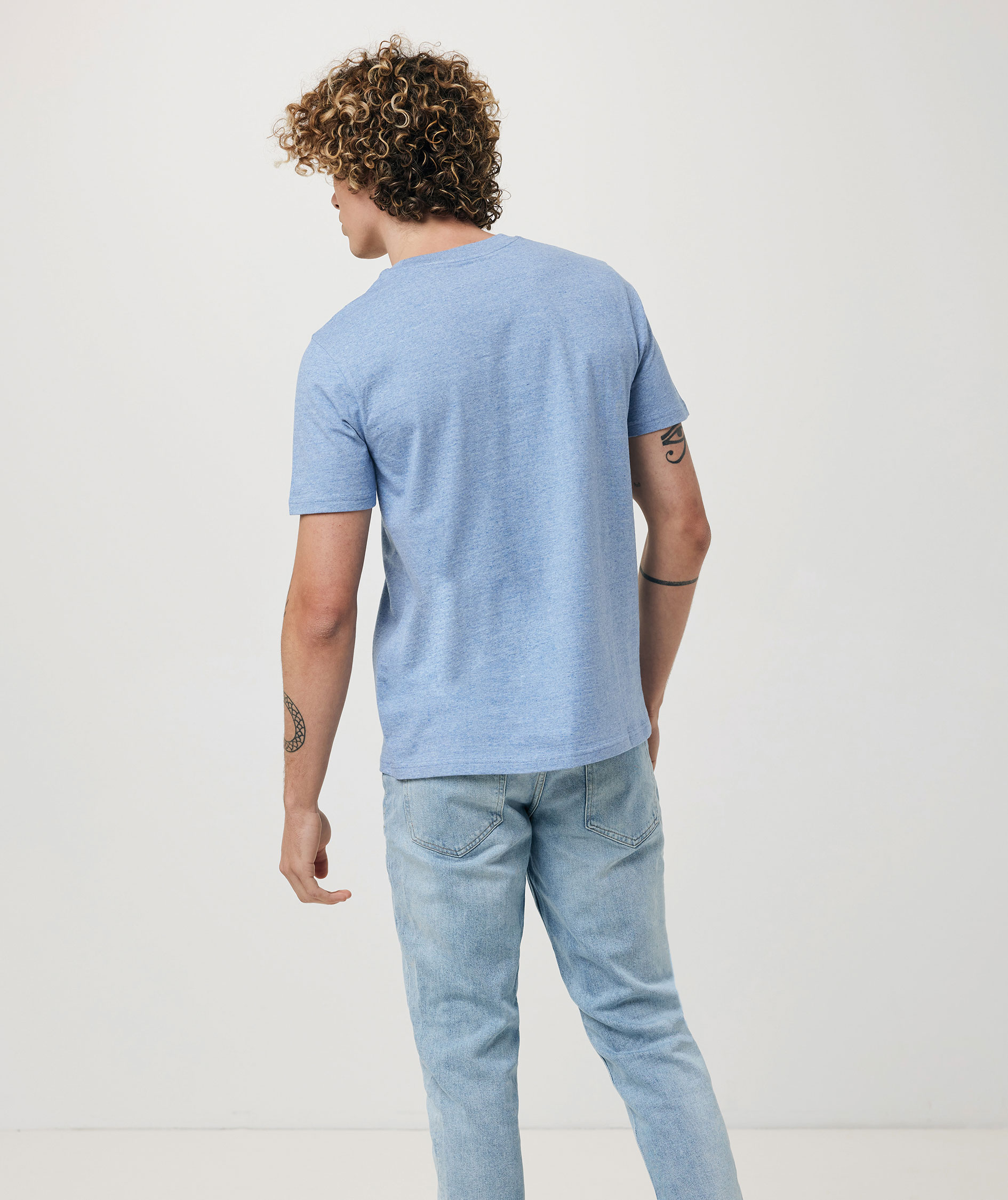 Iqoniq Brett T-shirt, Light Heather Blue, large image number 11