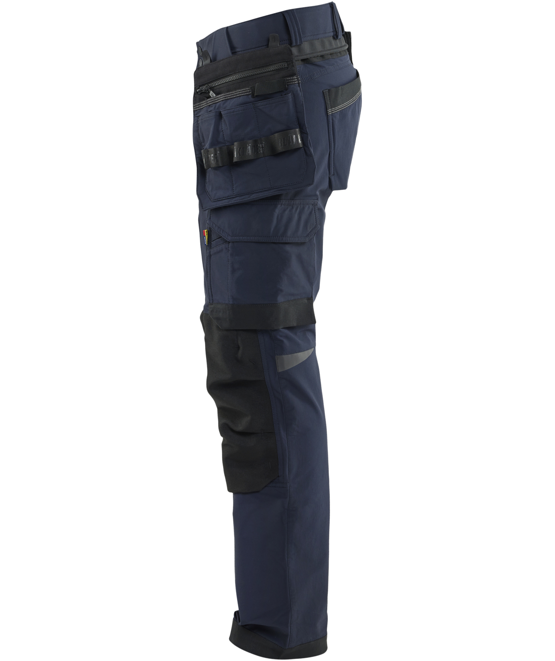 Bl&aring;kl&auml;der ToolRig&trade; hantverksbyxa full stretch, Dark Marin/Svart, large image number 3