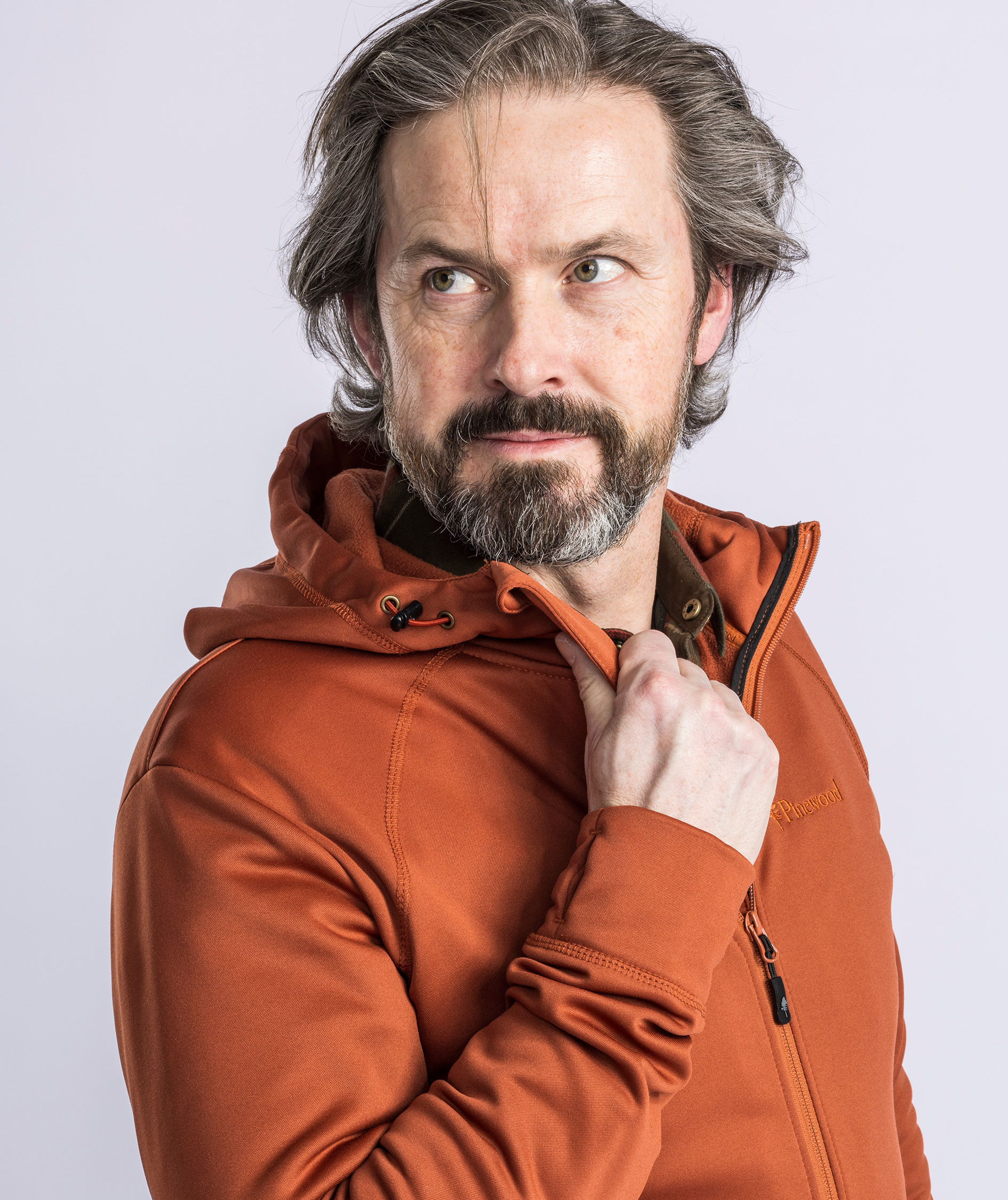 Pinewood Finnveden fleecejakke, Terracotta, large image number 4