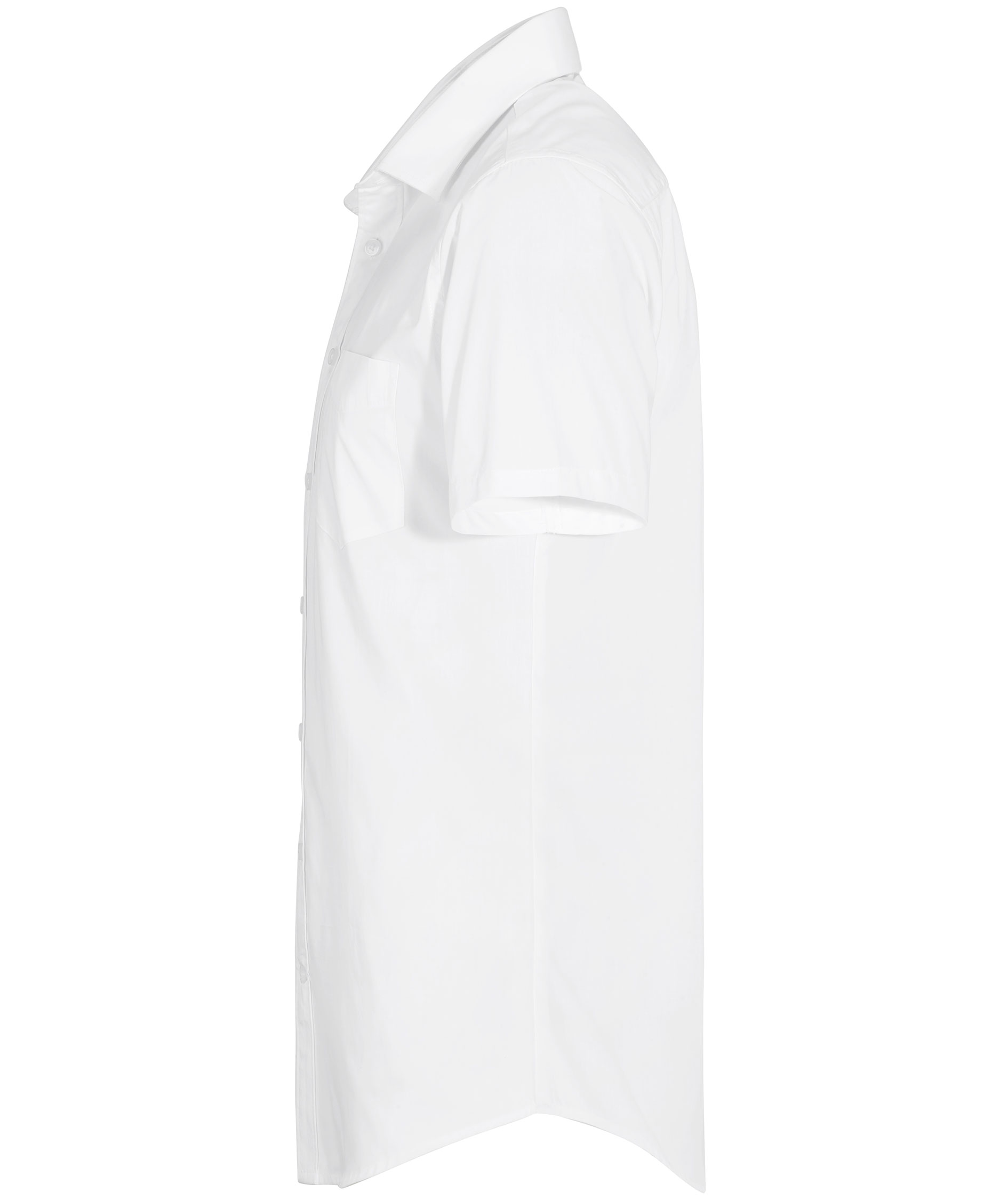 Derby of Sweden Martines Slim fit short-sleeved pilot shirt, White, large image number 3