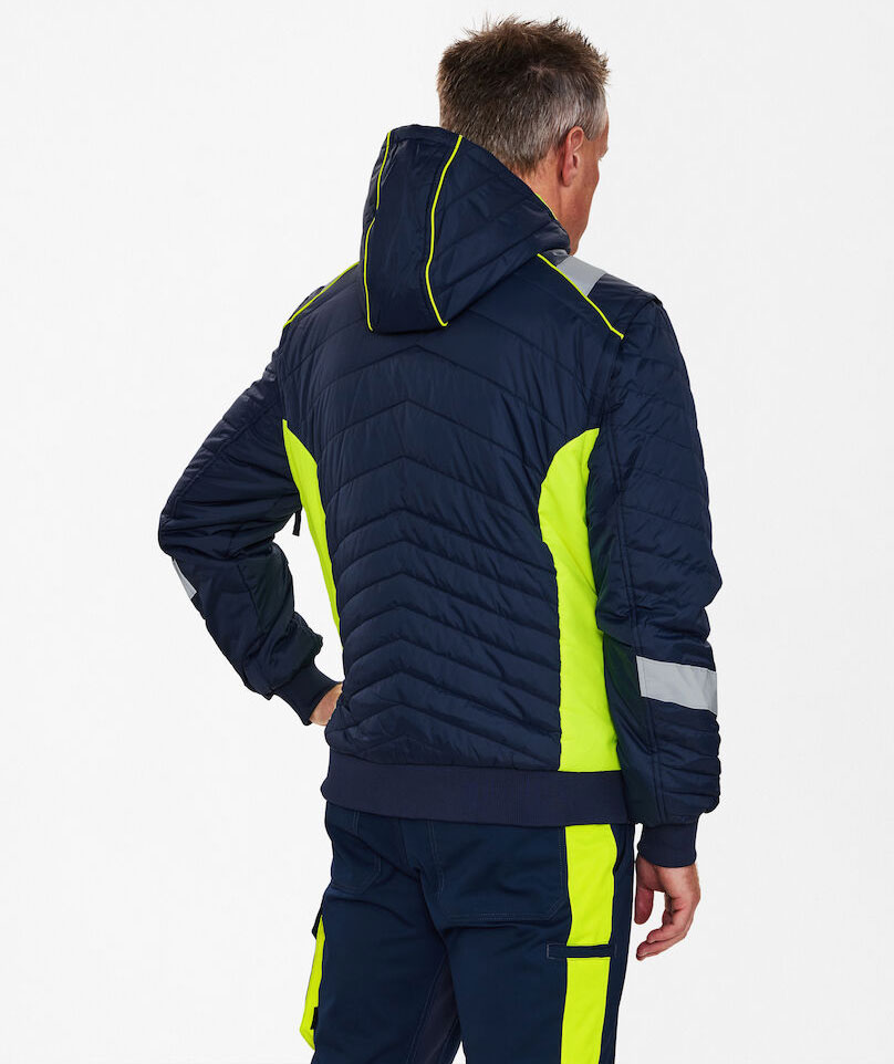 Engel 2-i-1 Cargo jakke, Blue Ink/Gul, large image number 3