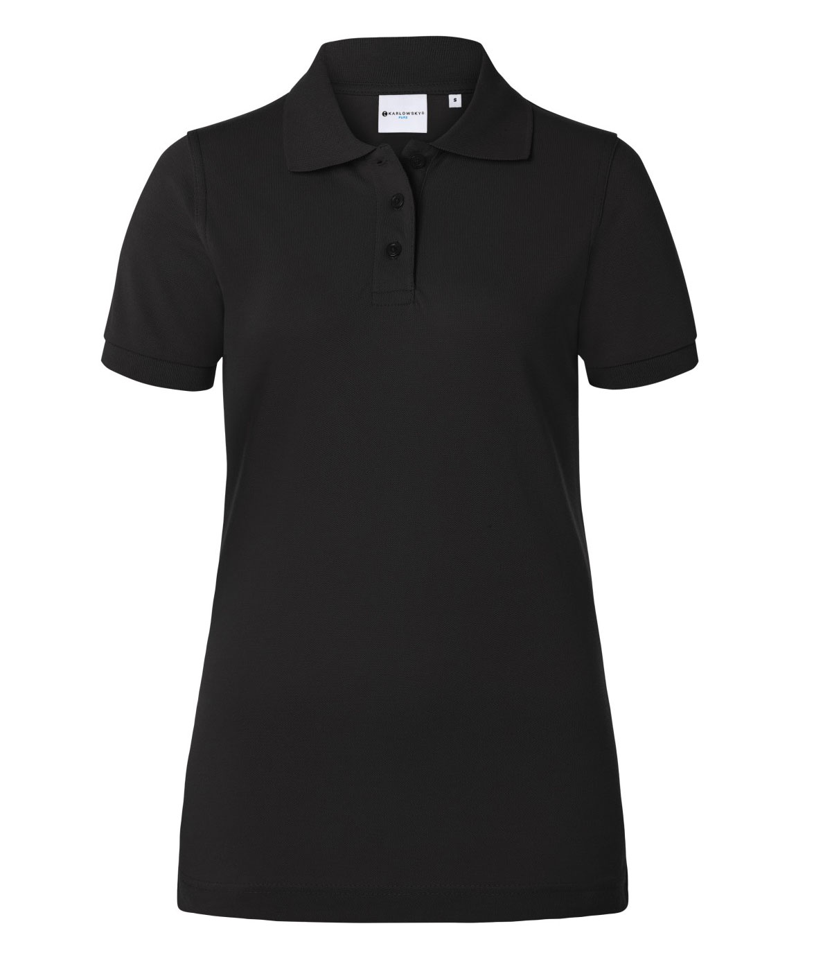 Karlowsky Basic dame polo T-shirt, Black