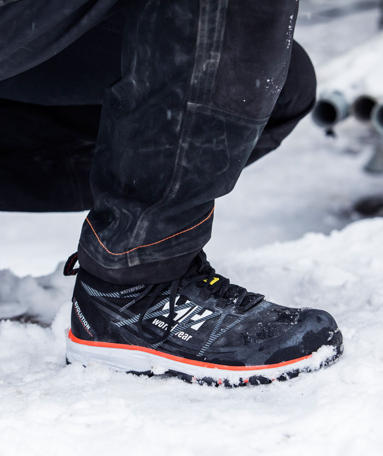 Helly Hansen Chelsea Evo. sikkerhedssko S3, Sort/Orange