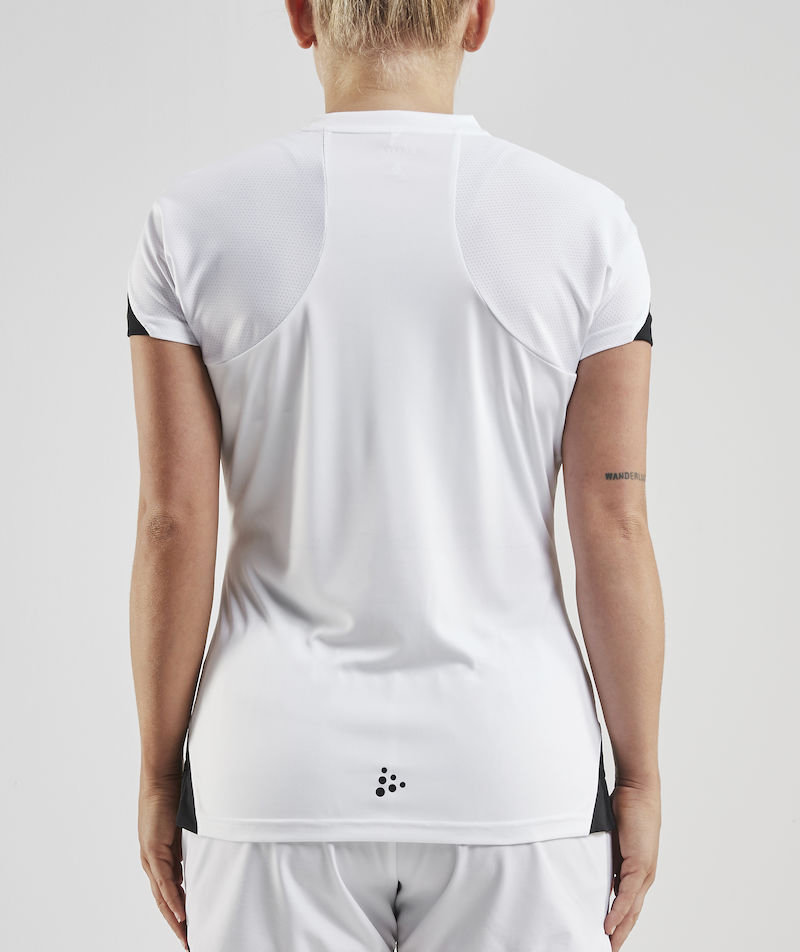 Craft Pro Control Impact women&acute;s T-shirt, White/Black, large image number 3