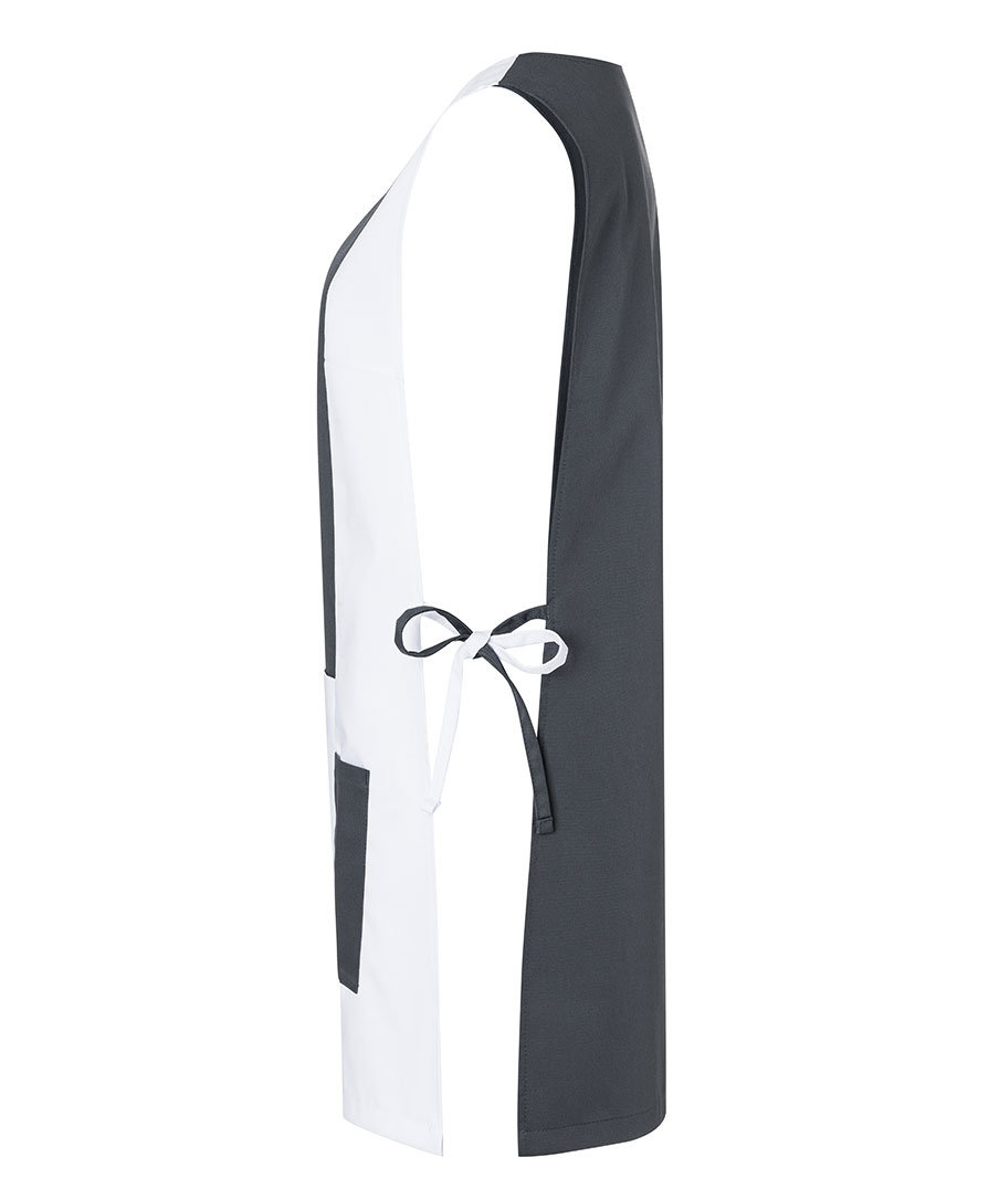 Karlowsky Marilies dubbelf&ouml;rkl&auml;de med fickor, Gr&aring;/Vit, large image number 3