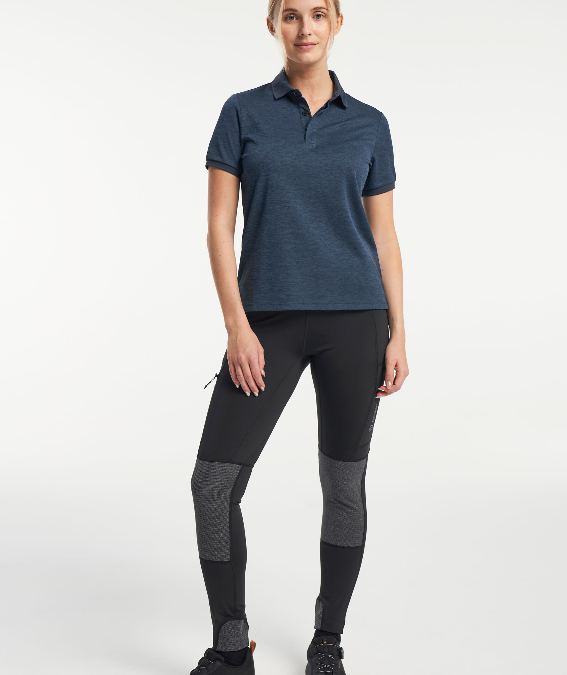 Tenson TXlite Melange womens polo shirt, Dark navy, large image number 1