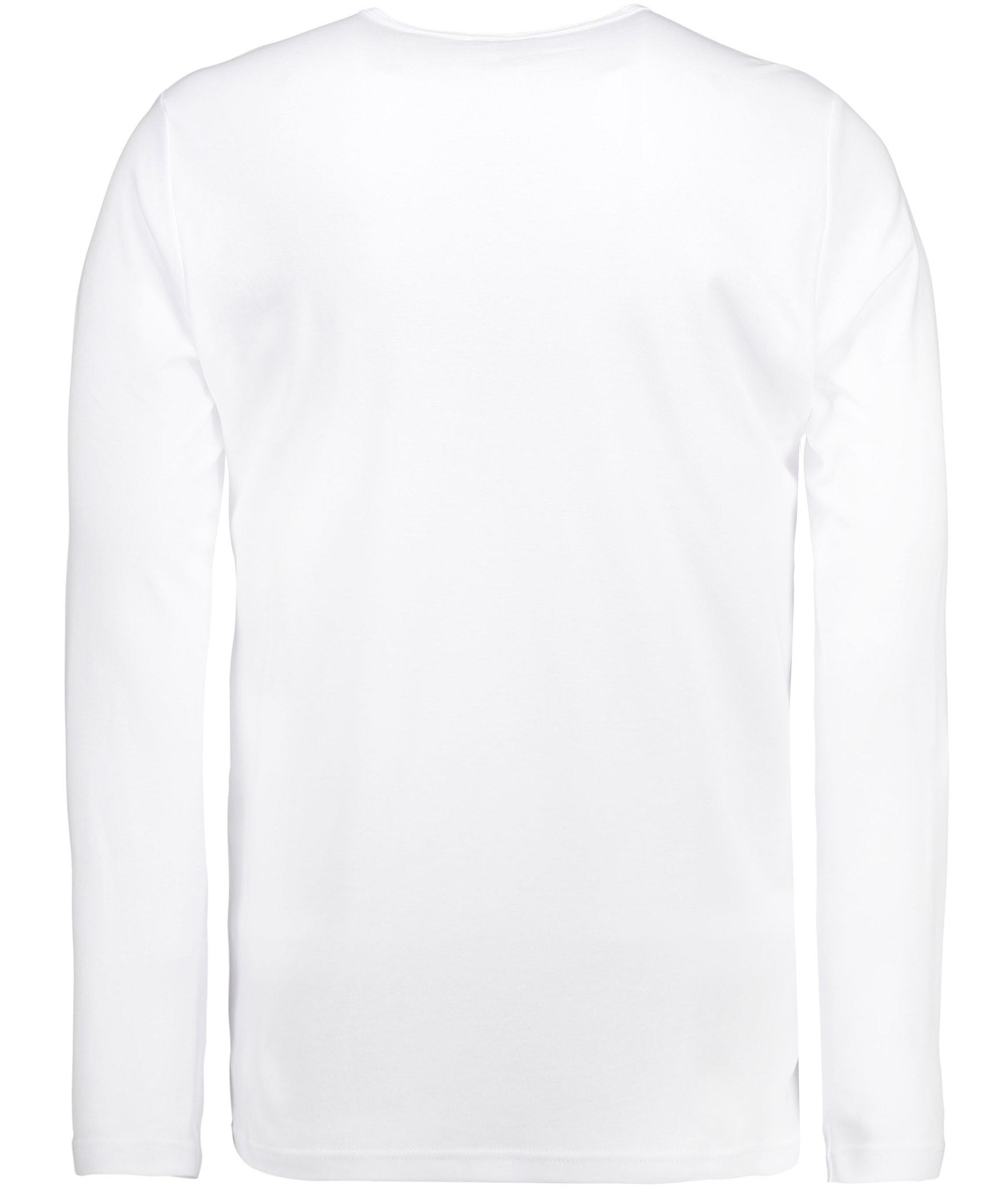 ID Identity Interlock l&aring;ng&auml;rmad T-shirt, Vit, large image number 2