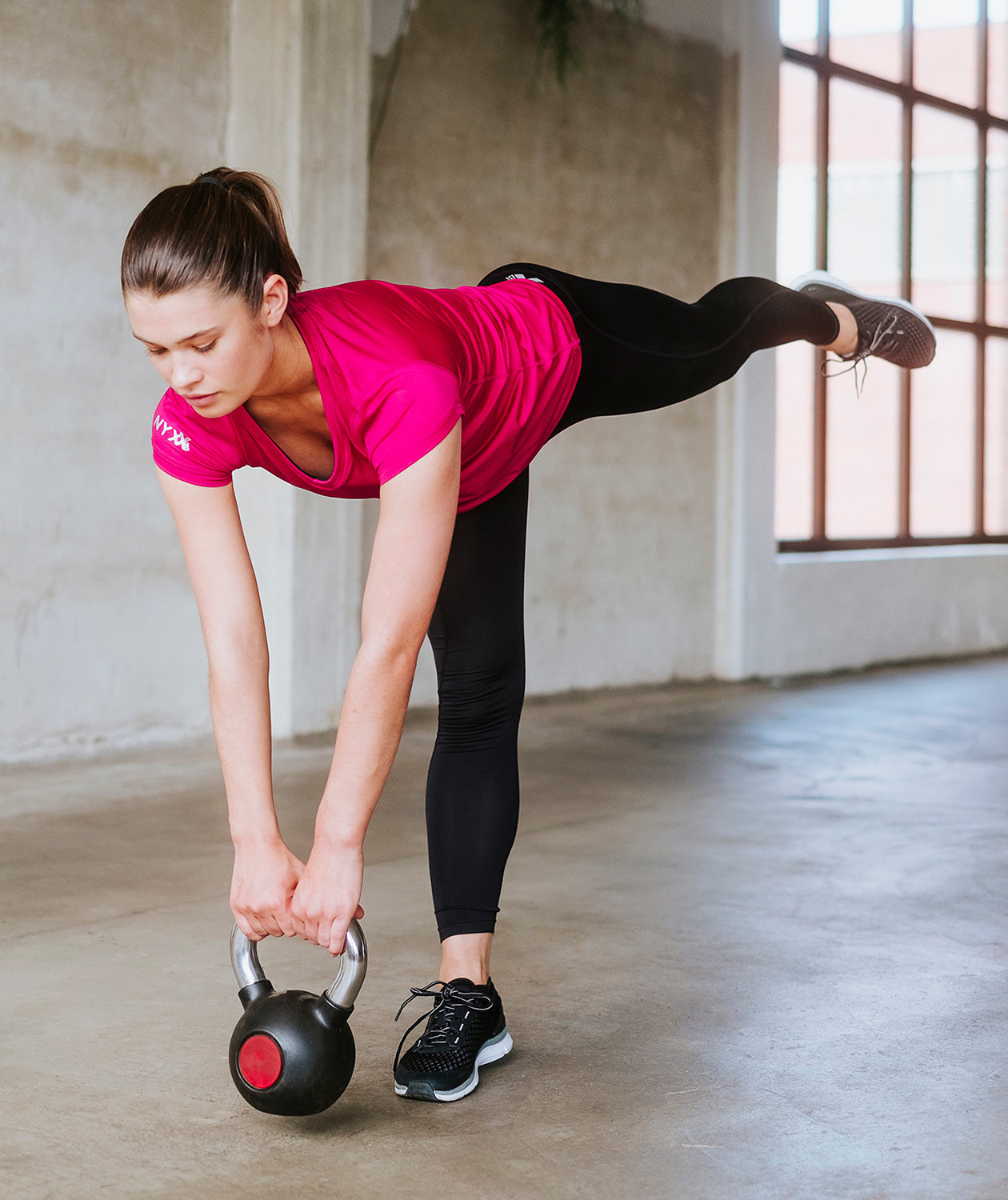 NYXX Flow stretch T-shirt dam