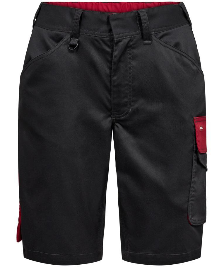 Engel Galaxy dame arbeidsshorts, Antrasittgr&aring;/Tomato Red, Antrasittgr&aring;/Tomato Red, swatch