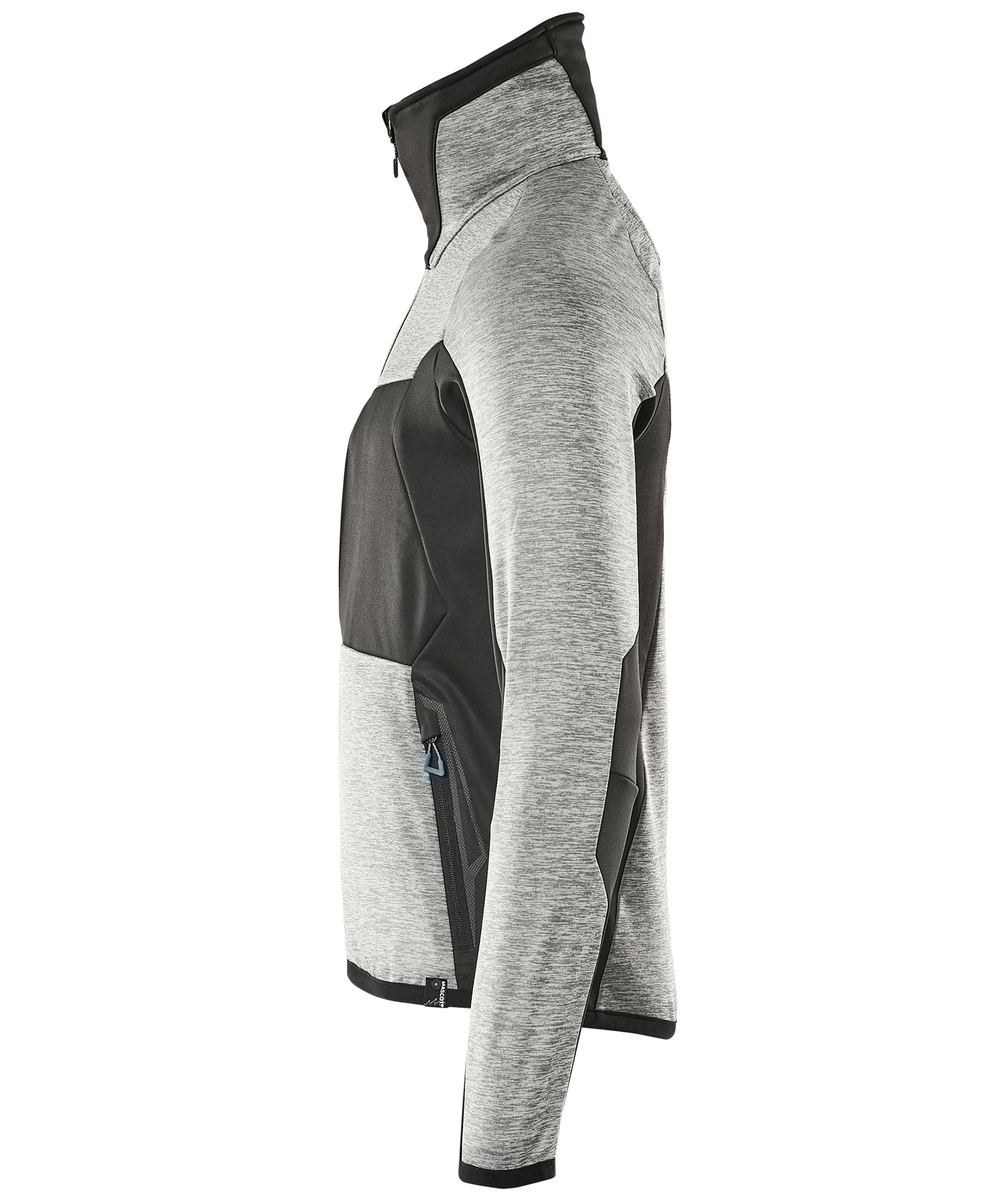 Mascot Advanced fleecetr&oslash;je, Gr&aring; Melange/Sort, large image number 3