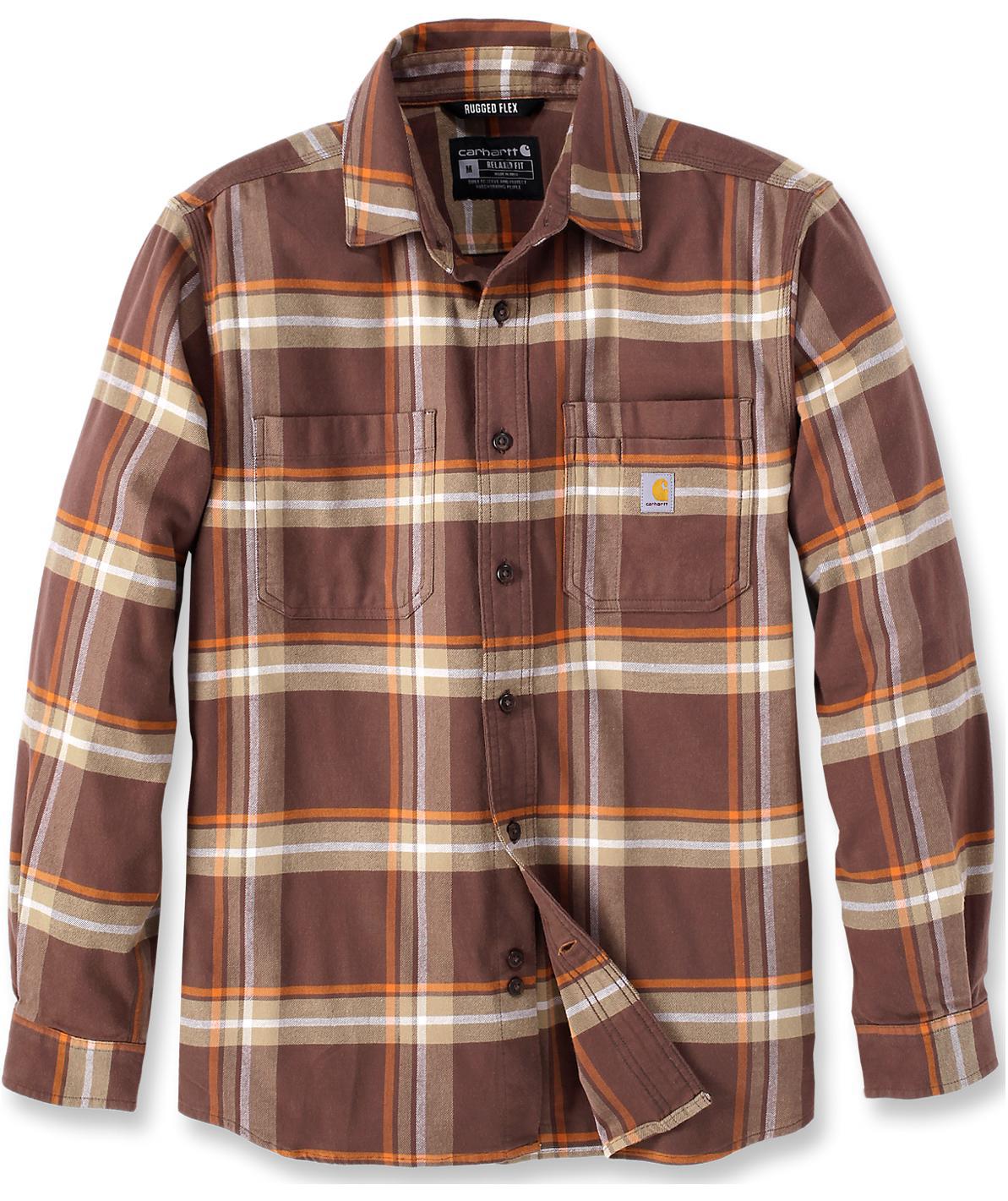 Carhartt Midweight flanellskjorta, Chestnut