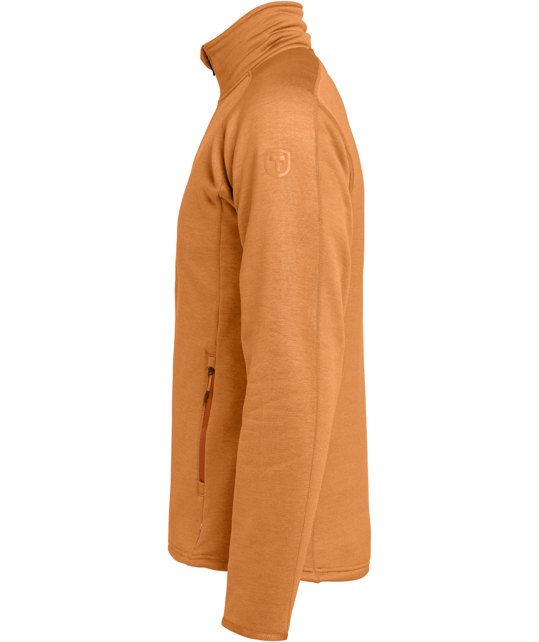 Tenson TXlite cardigan, M&ouml;rk Orange, large image number 5