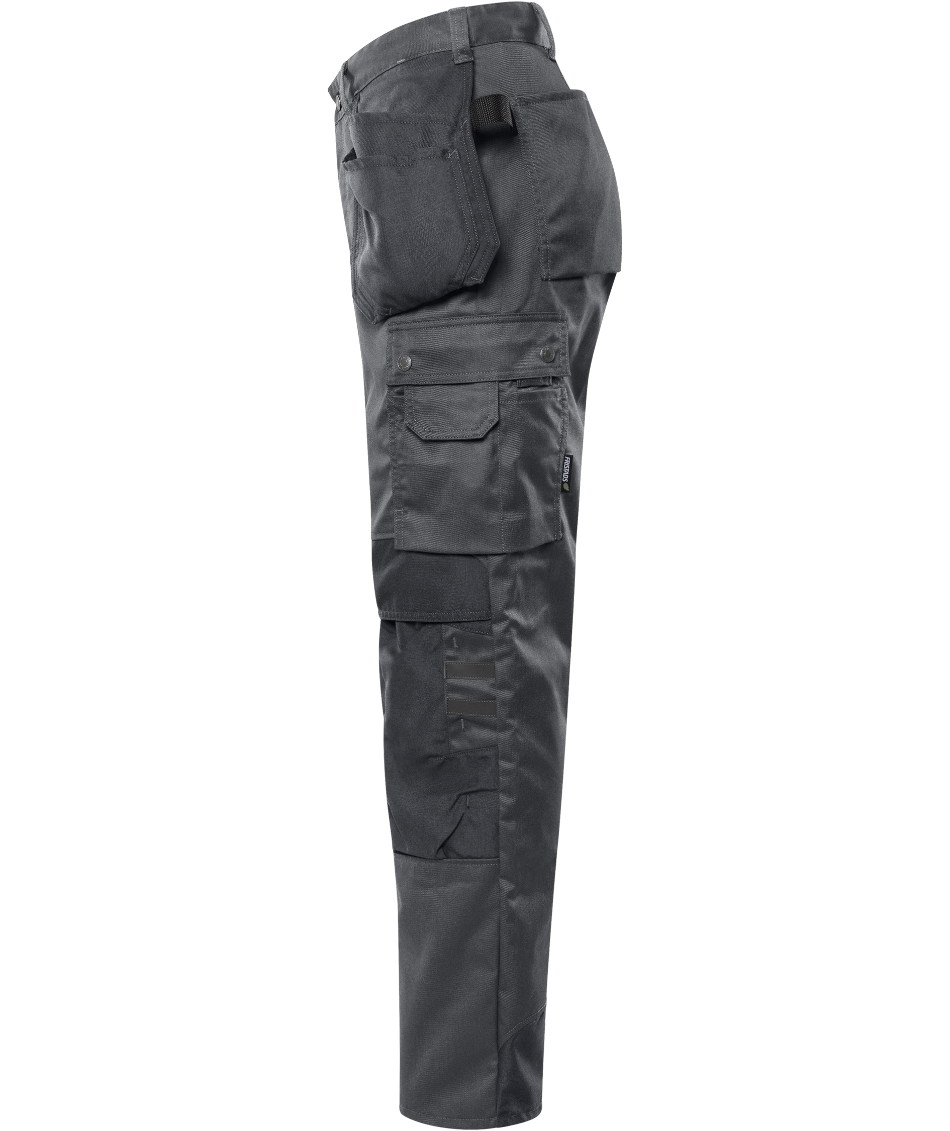 Fristads Green h&aring;ndv&aelig;rkerbukser 241 GS25, M&oslash;rkegr&aring;, large image number 3