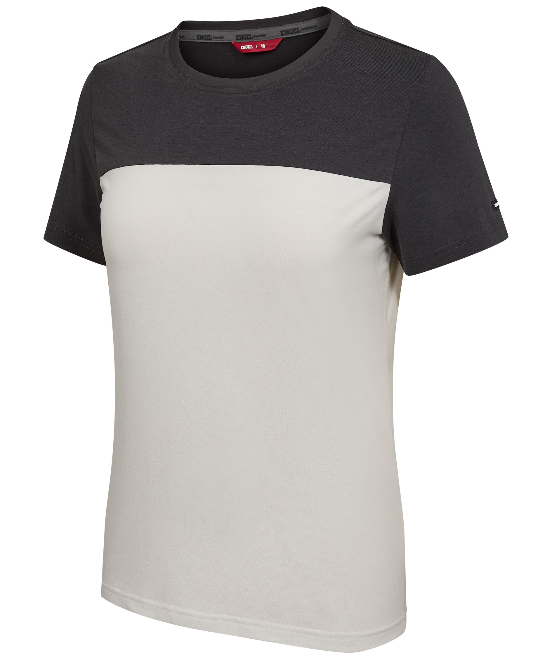 Engel Entire women's T-shirt, Bone White/Anthracite Grey, large image number 5
