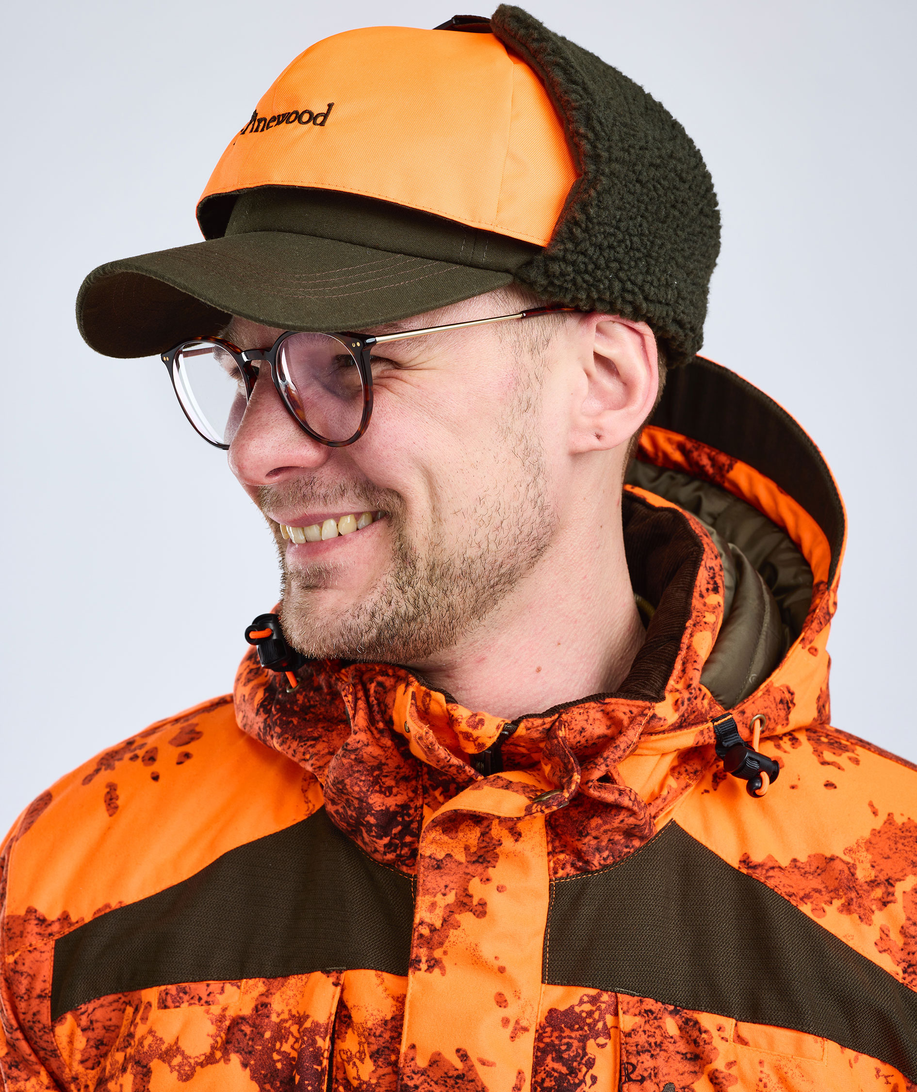 Pinewood Sm&aring;land Teddy kasket, Mossgreen/Orange, large image number 5