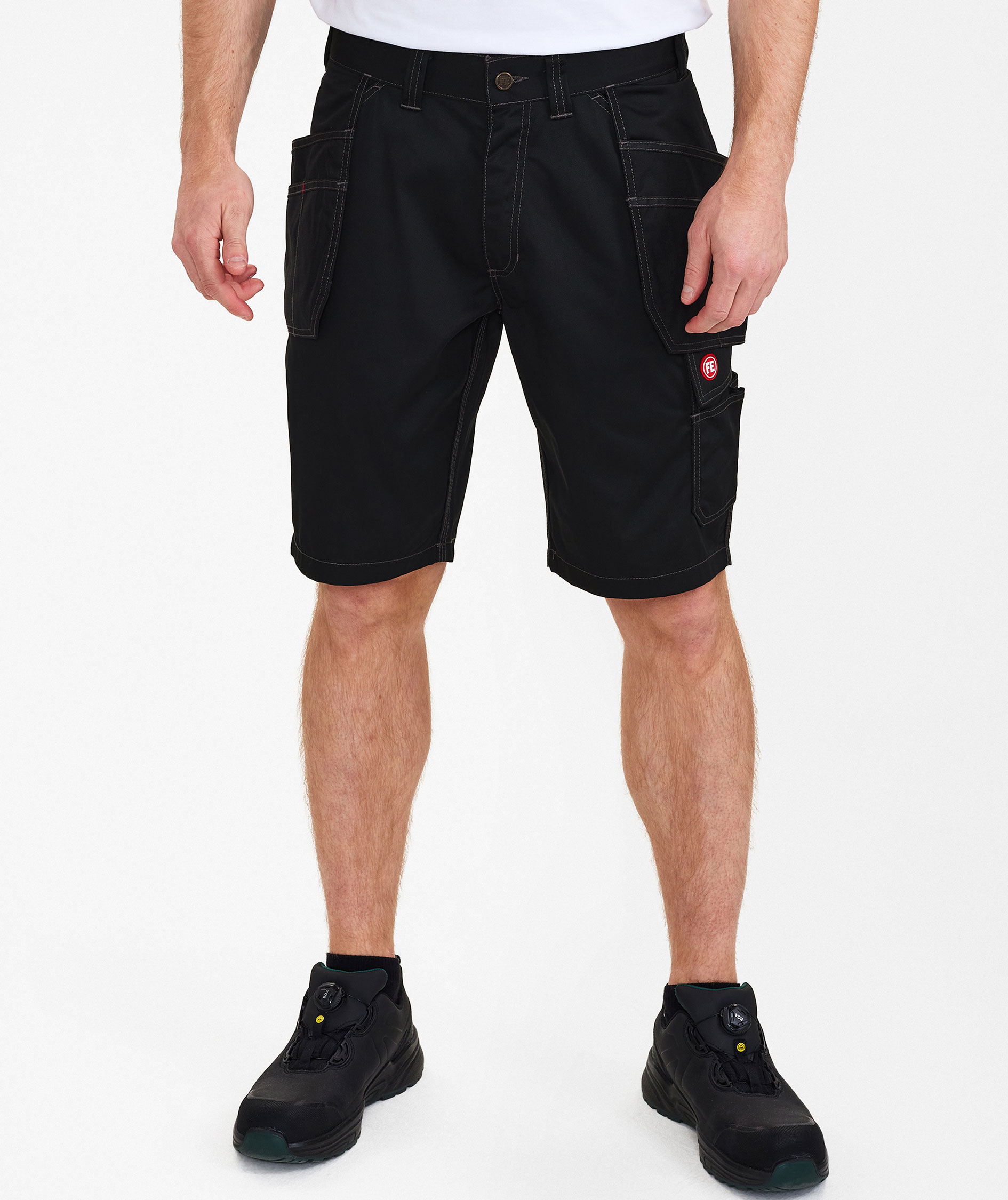 Engel Combat h&aring;ndv&aelig;rkershorts, Sort, large image number 3