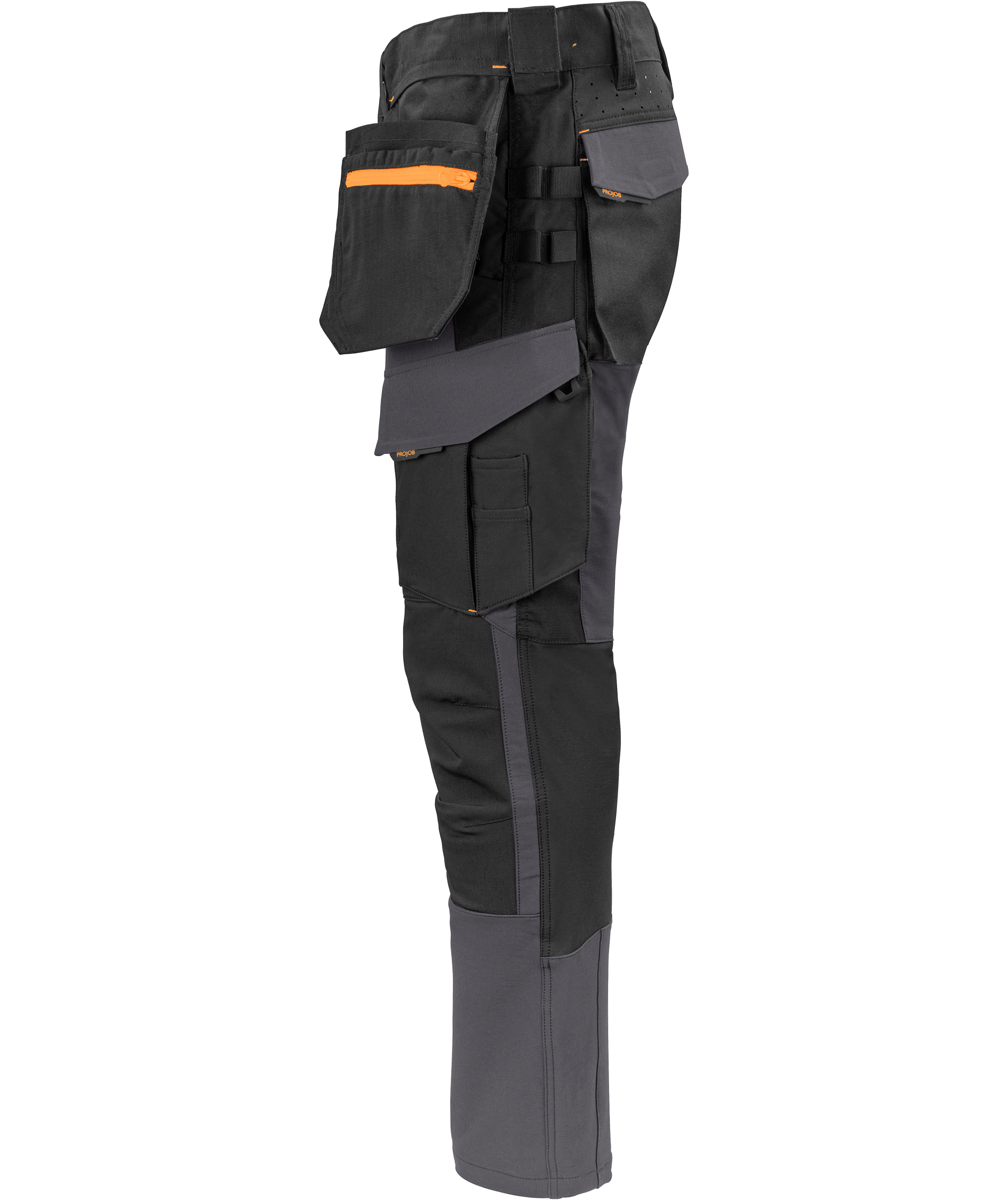 ProJob hantverksbyxa 5551 full stretch, Grey, large image number 3