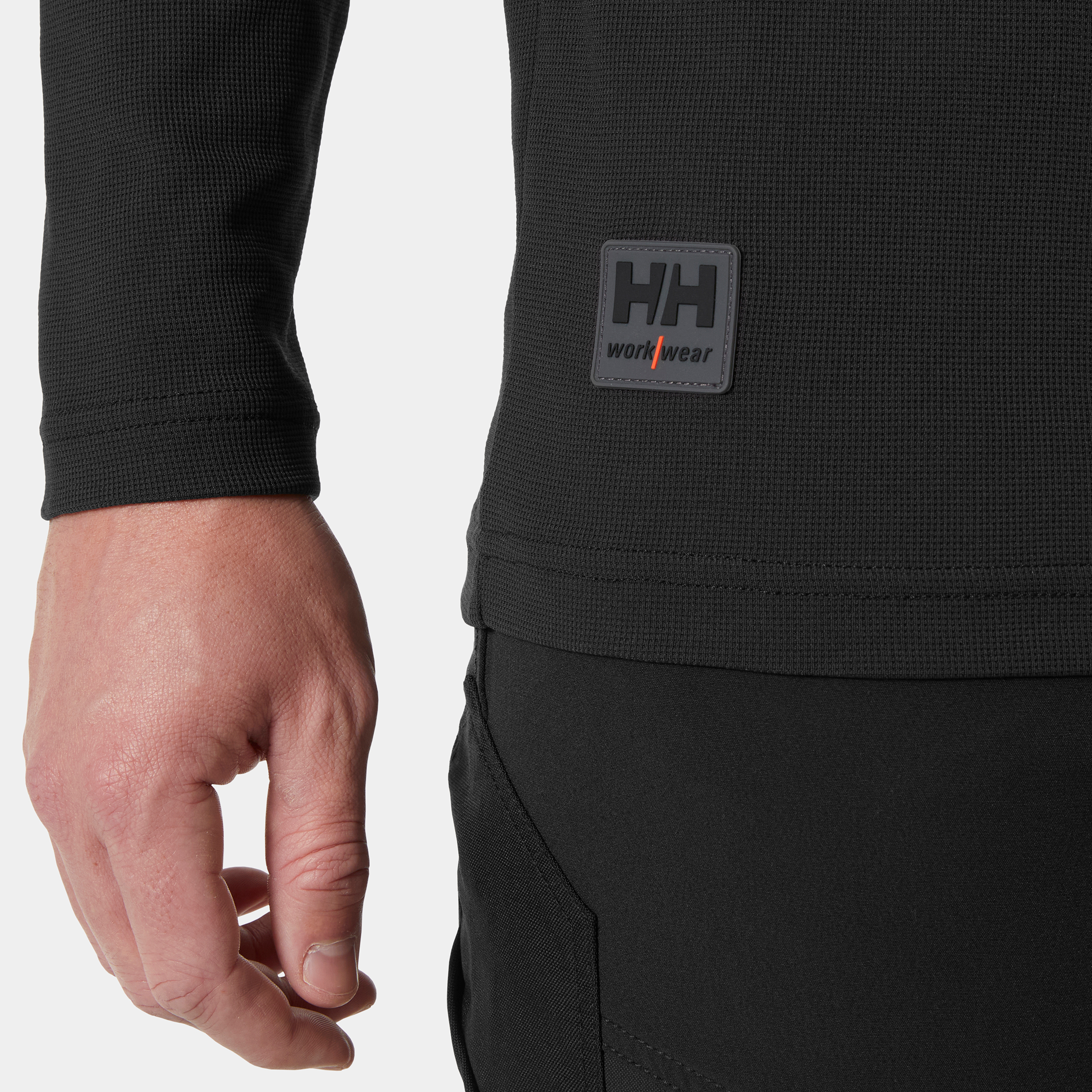 Helly Hansen Techlong-sleeved T-shirt, Black, large image number 4