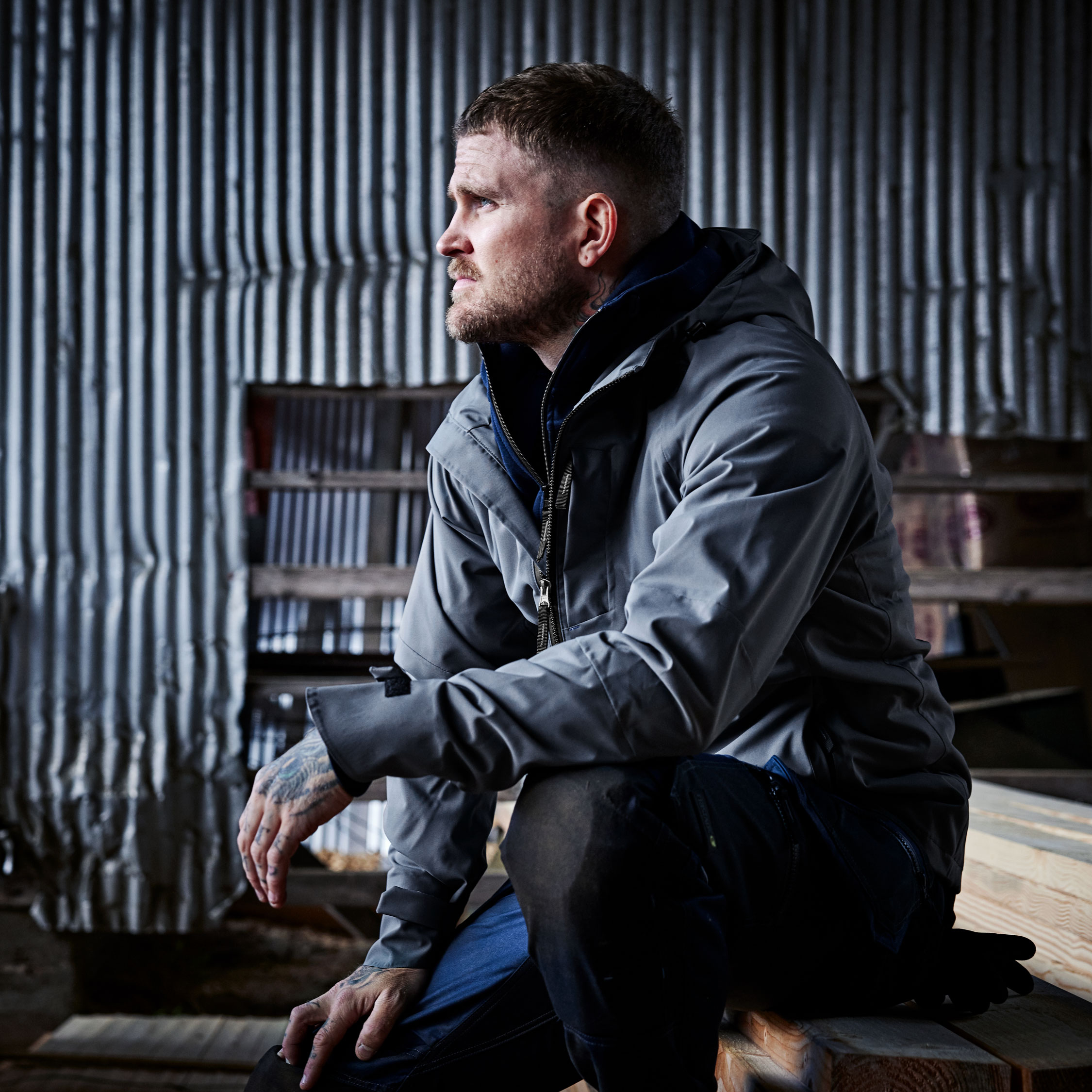 Fristads skaljacka 4882 GLPS, M&ouml;rkgr&aring;, large image number 7