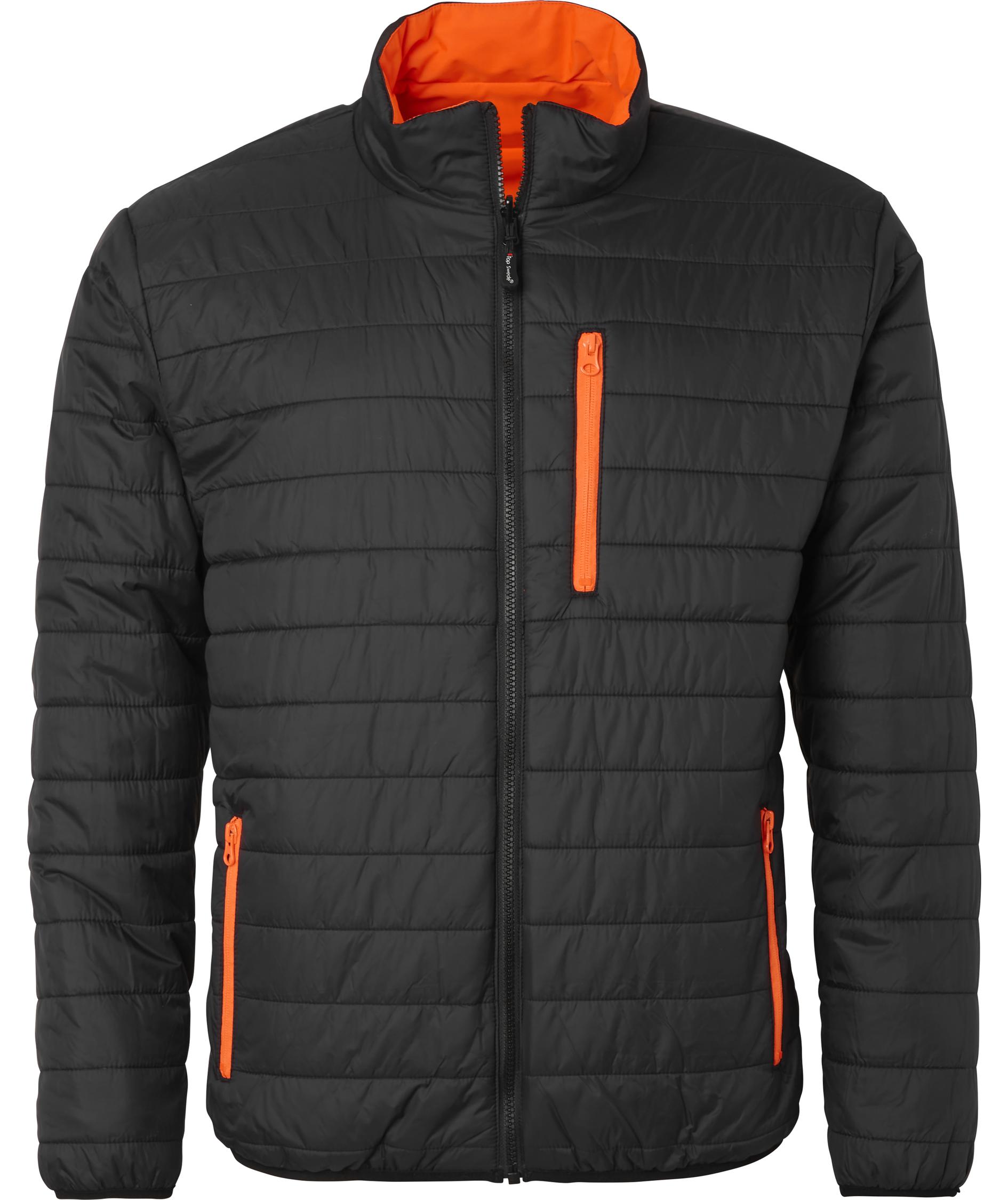 Top Swede quilted jacke 129, Hi-Vis Orange/Black, large image number 4