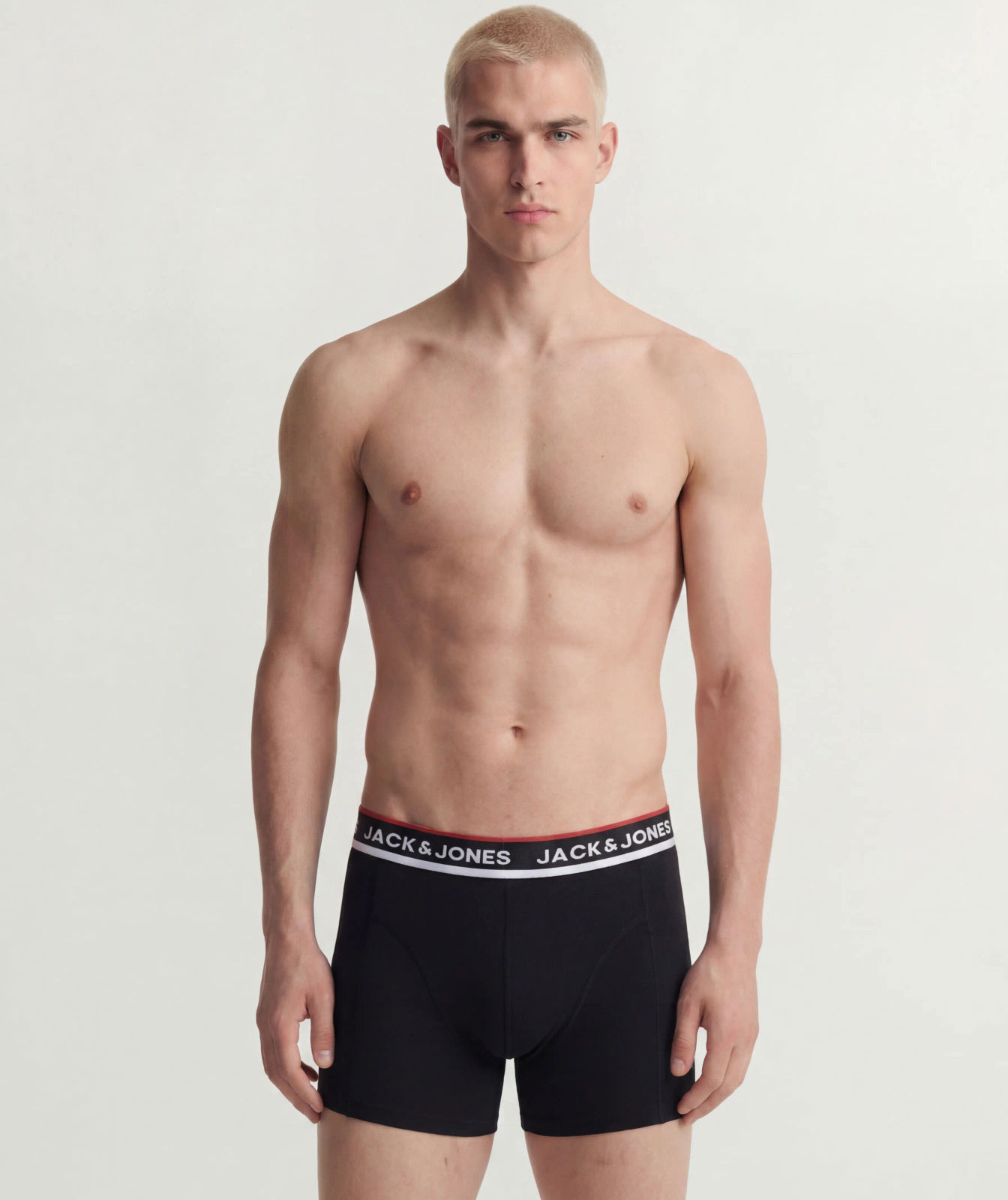 Jack & Jones JACSWAY SOLID 3-pack boksershorts, Black