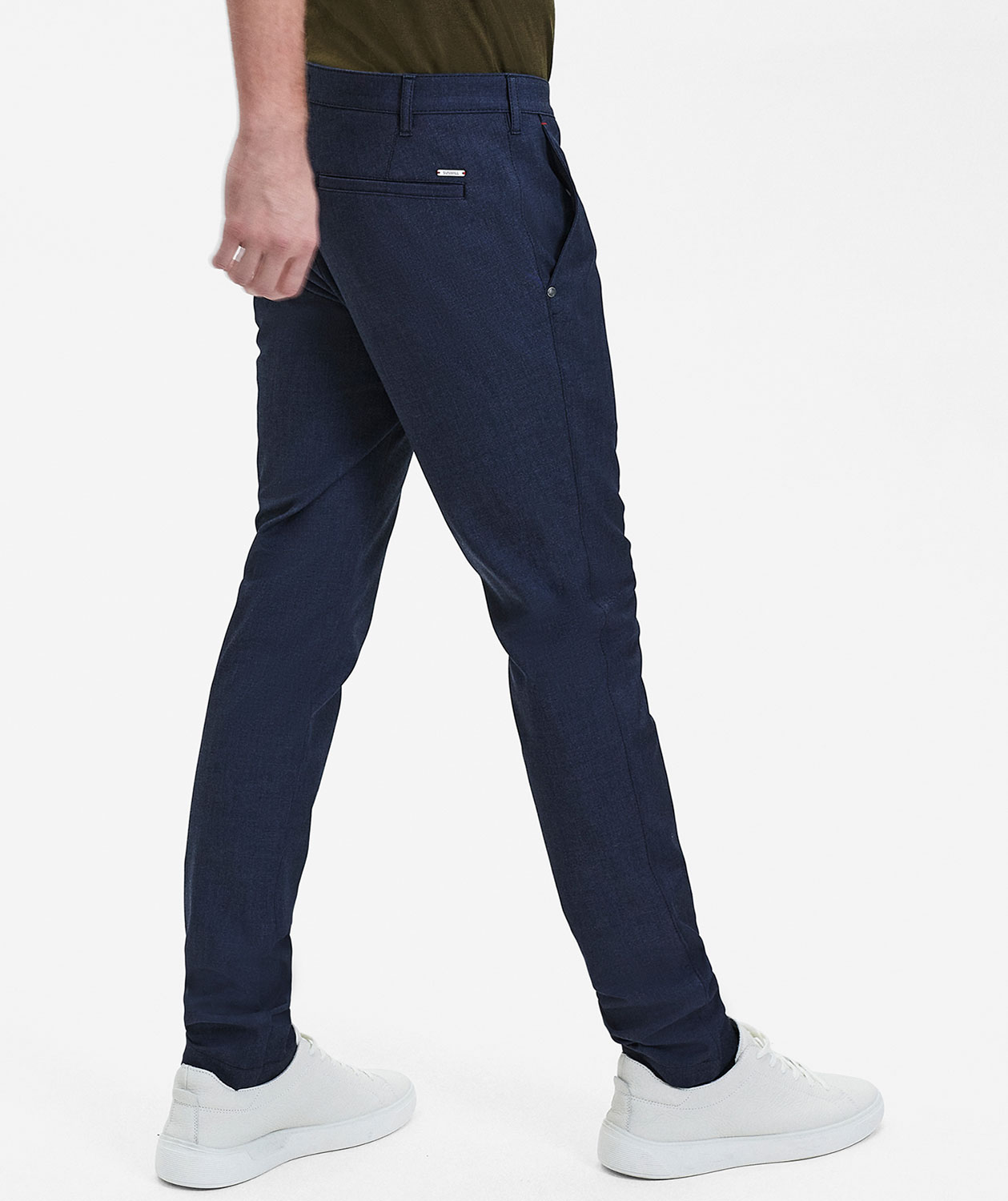 Sunwill Extreme Flexibility Slim fit byxa, Navy, large image number 3