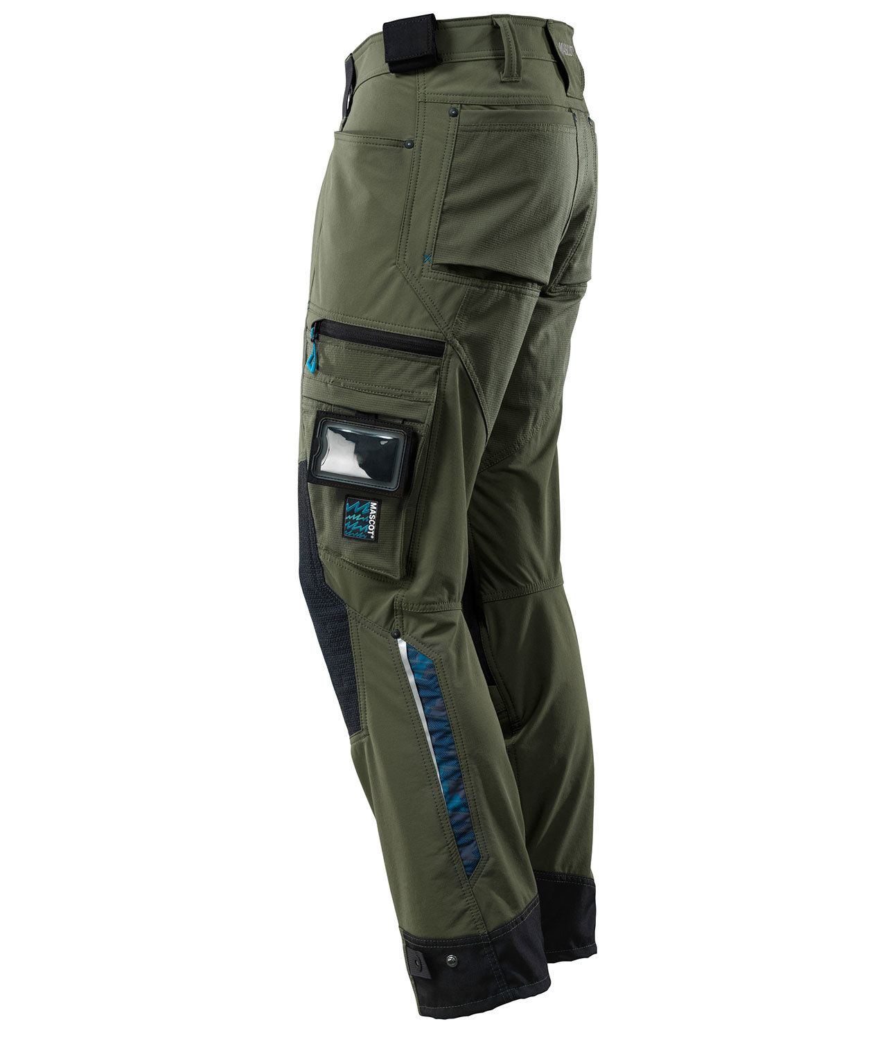 Mascot Advanced arbejdsbukser Full stretch, Mosgr&oslash;n, Mosgr&oslash;n, large image number 1