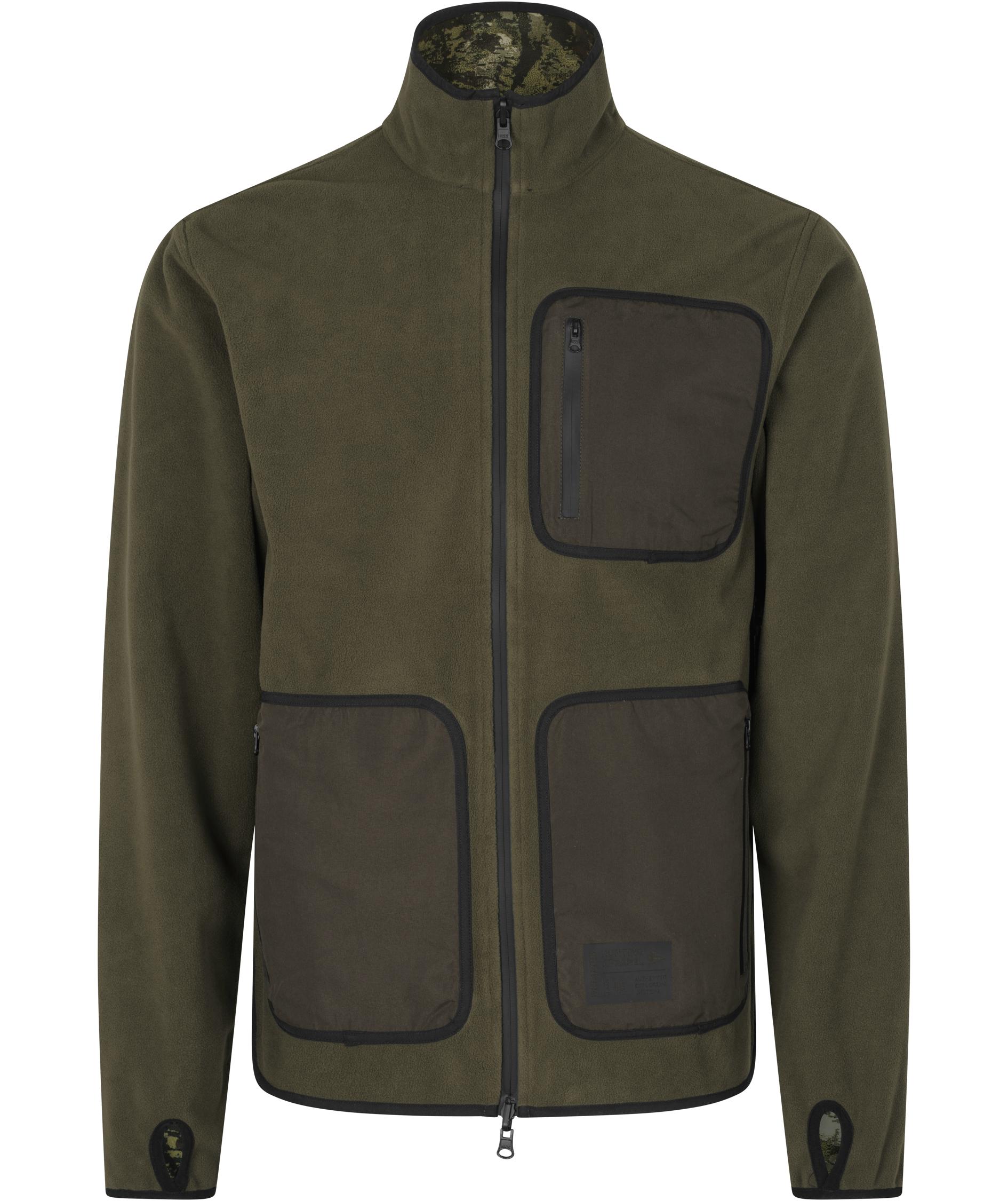 Seeland Rogue vendbar fleecejakke, Light pine/Invis green, large image number 0