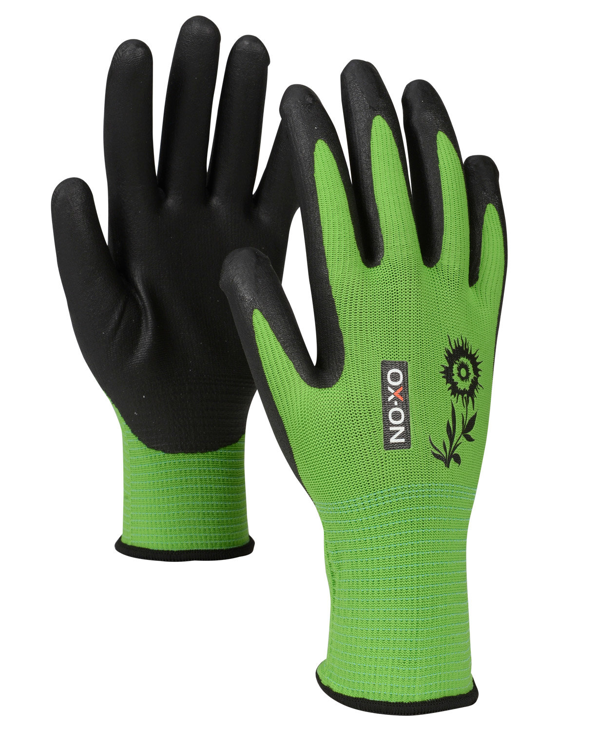 OX-ON Garden Comfort 5300 Handschuhe, Gr&uuml;n/Schwarz