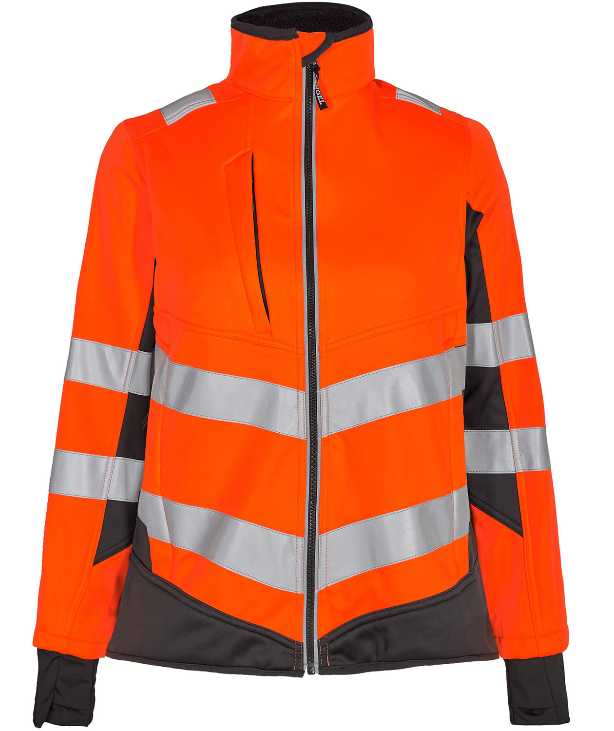 Engel Safety dame softshelljakke, Hi-Vis oransje/Gr&aring;, Hi-Vis oransje/Gr&aring;, swatch