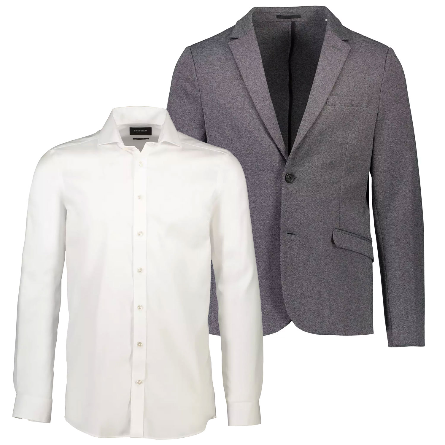 Lindbergh paket med skjorta og kavaj, , large image number 0