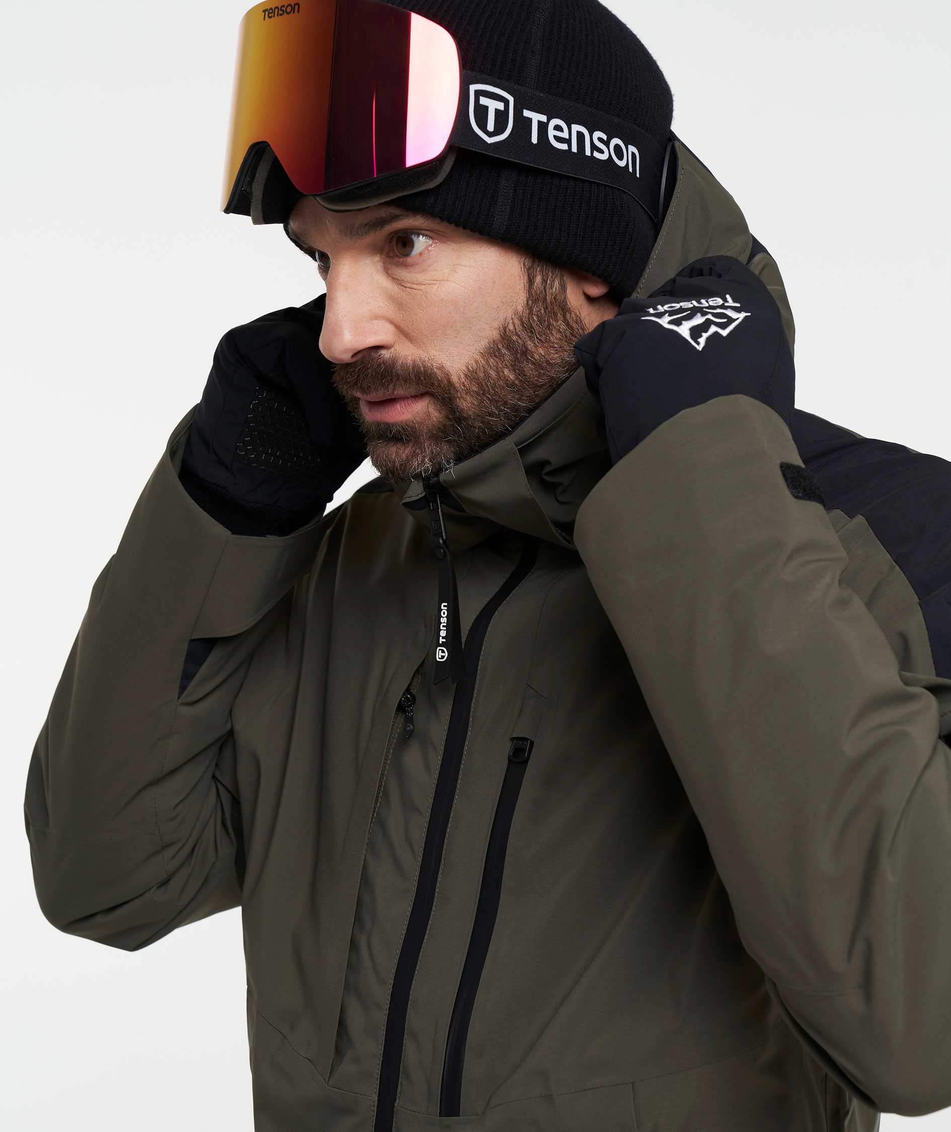 Tenson Core ski jacket, Olive Green, large image number 7