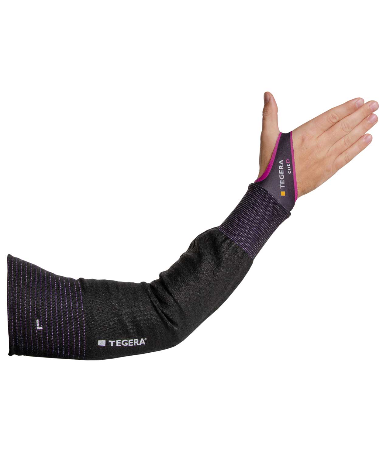 Tegera 72 sk&auml;rskydds&auml;rmar Cut D, Svart