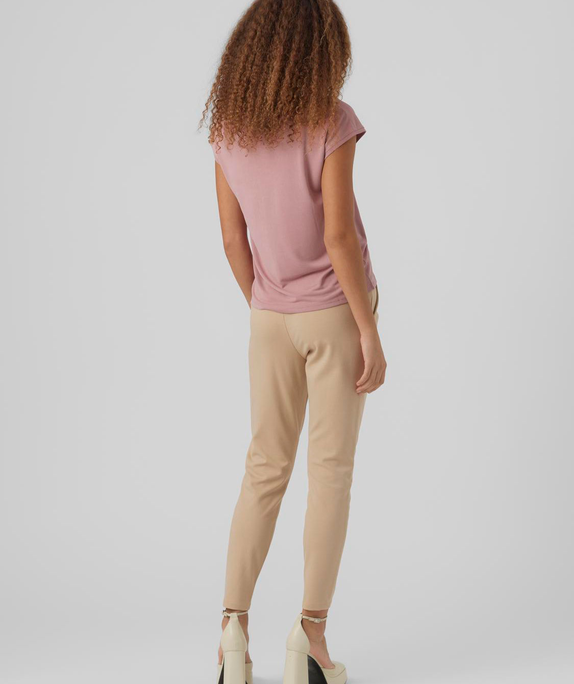 Vero Moda VMFILLI women's T-shirt, Nostalgia Rose, large image number 2